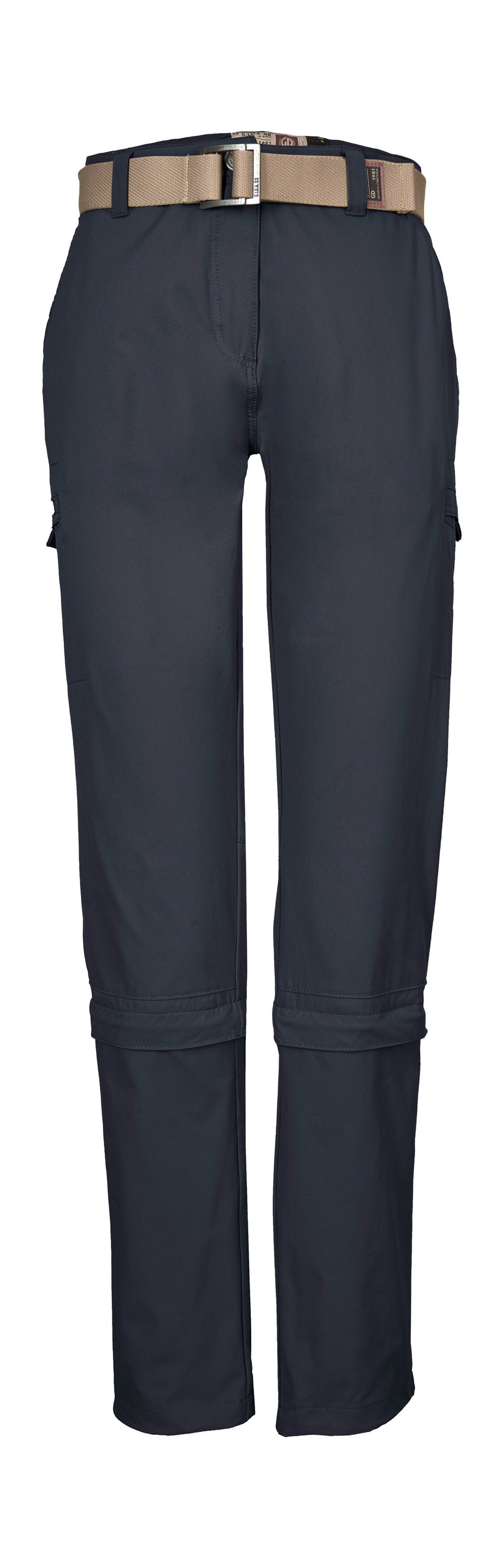 Zip-off-Hose "GS 10 WMN PNTS", Herren, Gr. 38, Normalgrößen, navy, Obermaterial: 100% Polyester;Futter: 80% Polyester, 20% Baumwolle, G.I.G.A. DX BY KILLTEC, Hosen, Zip-Off Hose mit HYDROCOOL, schnelltrocknend, Stretch, mit Gürtel
