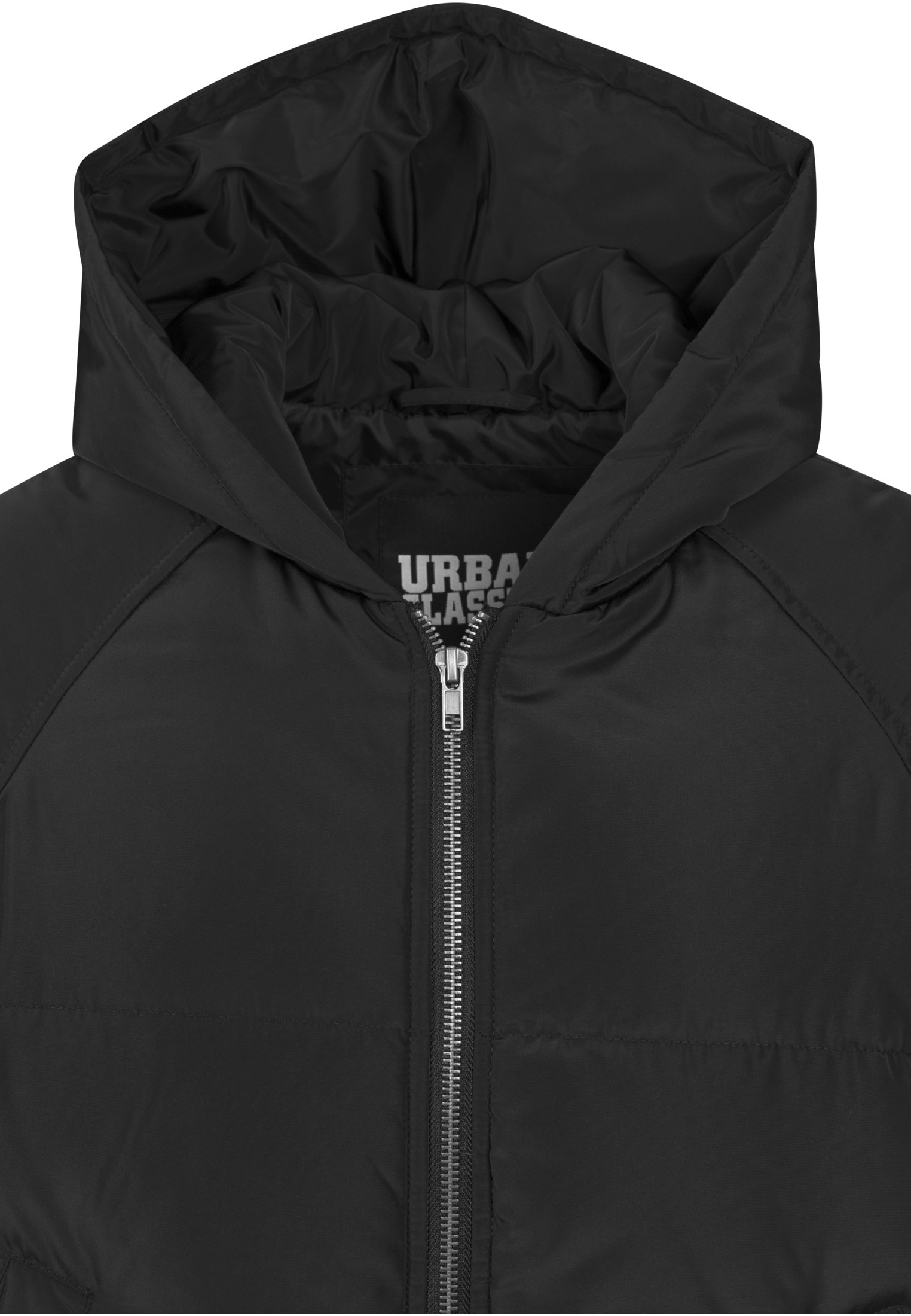 URBAN CLASSICS Outdoorjacke Hooded »Damen Ladies Kapuze BAUR (1 Puffer Oversized St.), | Jacket«, online mit bestellen