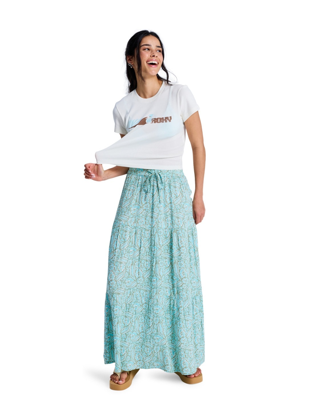 Roxy Maxirock "After Hours Crinkle Maxi" günstig online kaufen