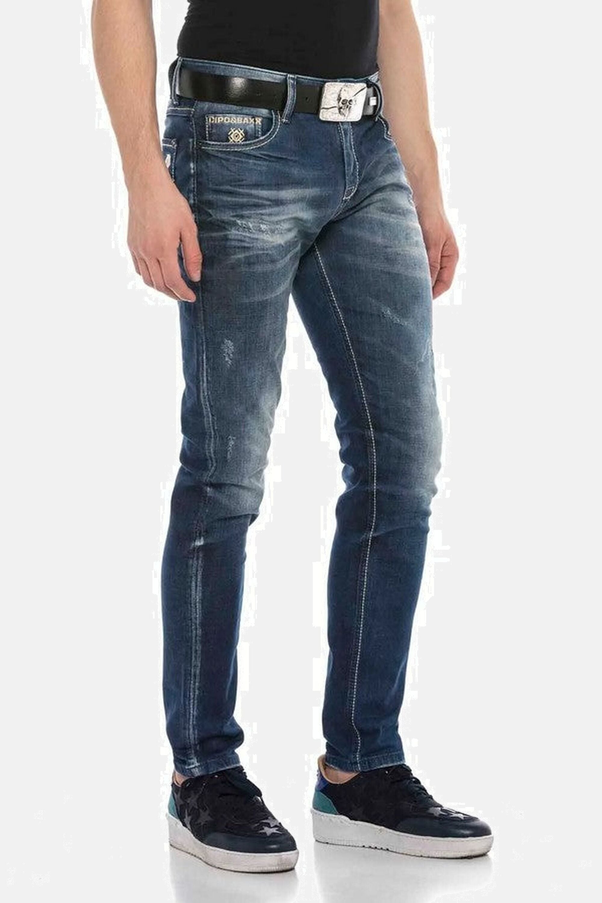 Cipo & Baxx Regular-fit-Jeans »Jeans«, in legerem Regular Fit-Schnitt, CD544