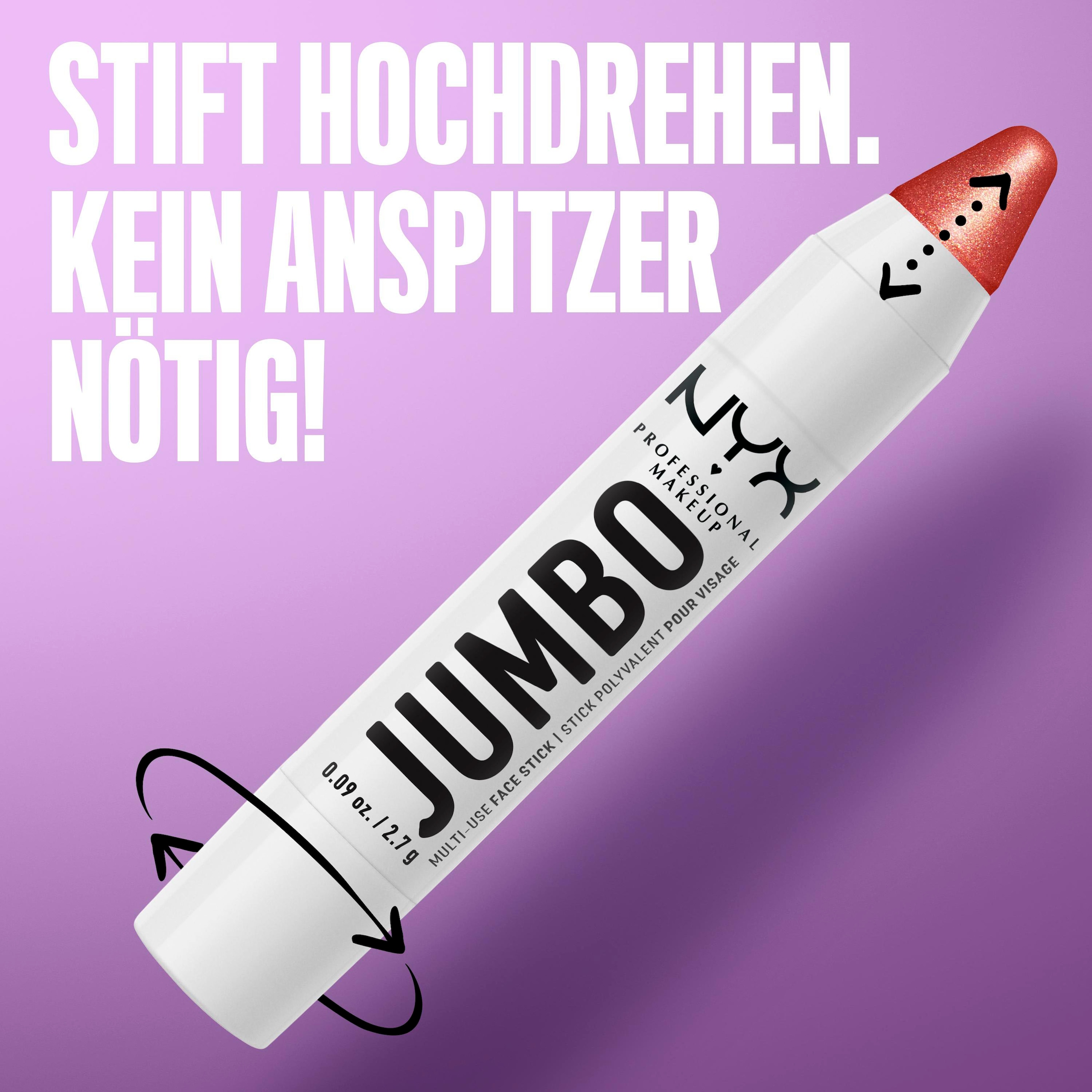 NYX Highlighter »NYX Professional Makeup Jumbo Face Stick«, mit einfacher Mischbarkeit