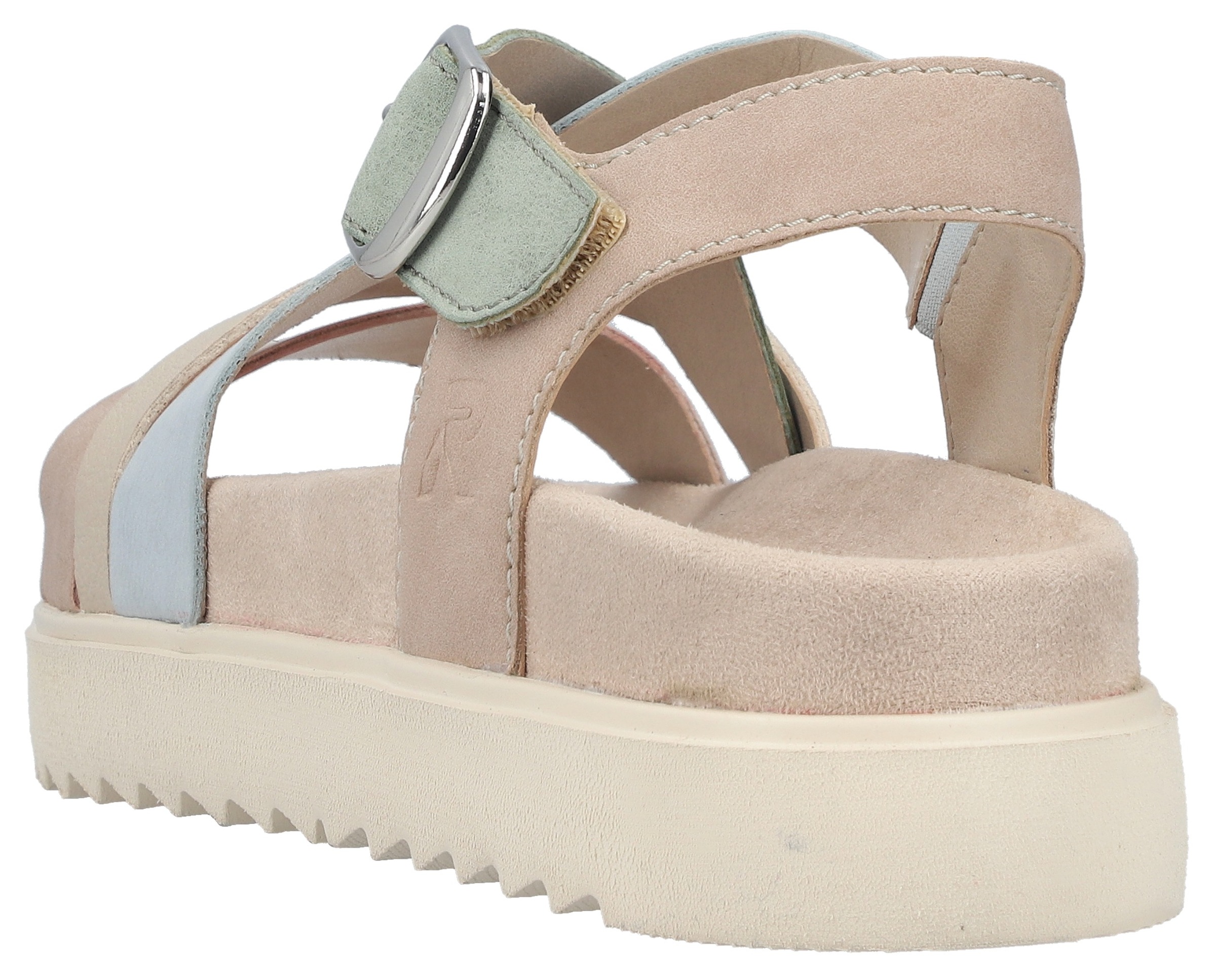 Rieker Plateausandale Plateausandale, Sommerschuh mit Klett günstig online kaufen