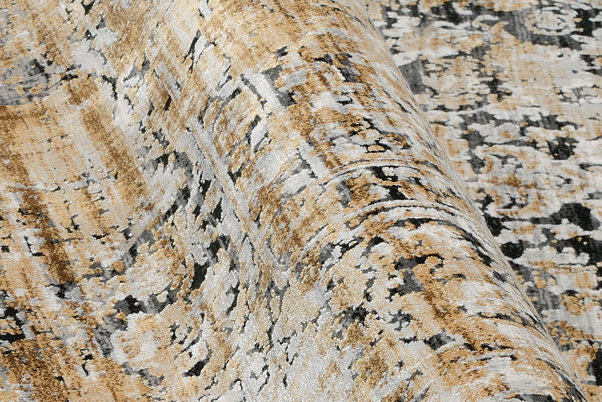 OCI DIE TEPPICHMARKE Teppich »IMPRESSION SODA«, rechteckig, 8 mm Höhe, Vintage, feine Fransen, leichter Glanz durch Viskose, Wohnzimmer