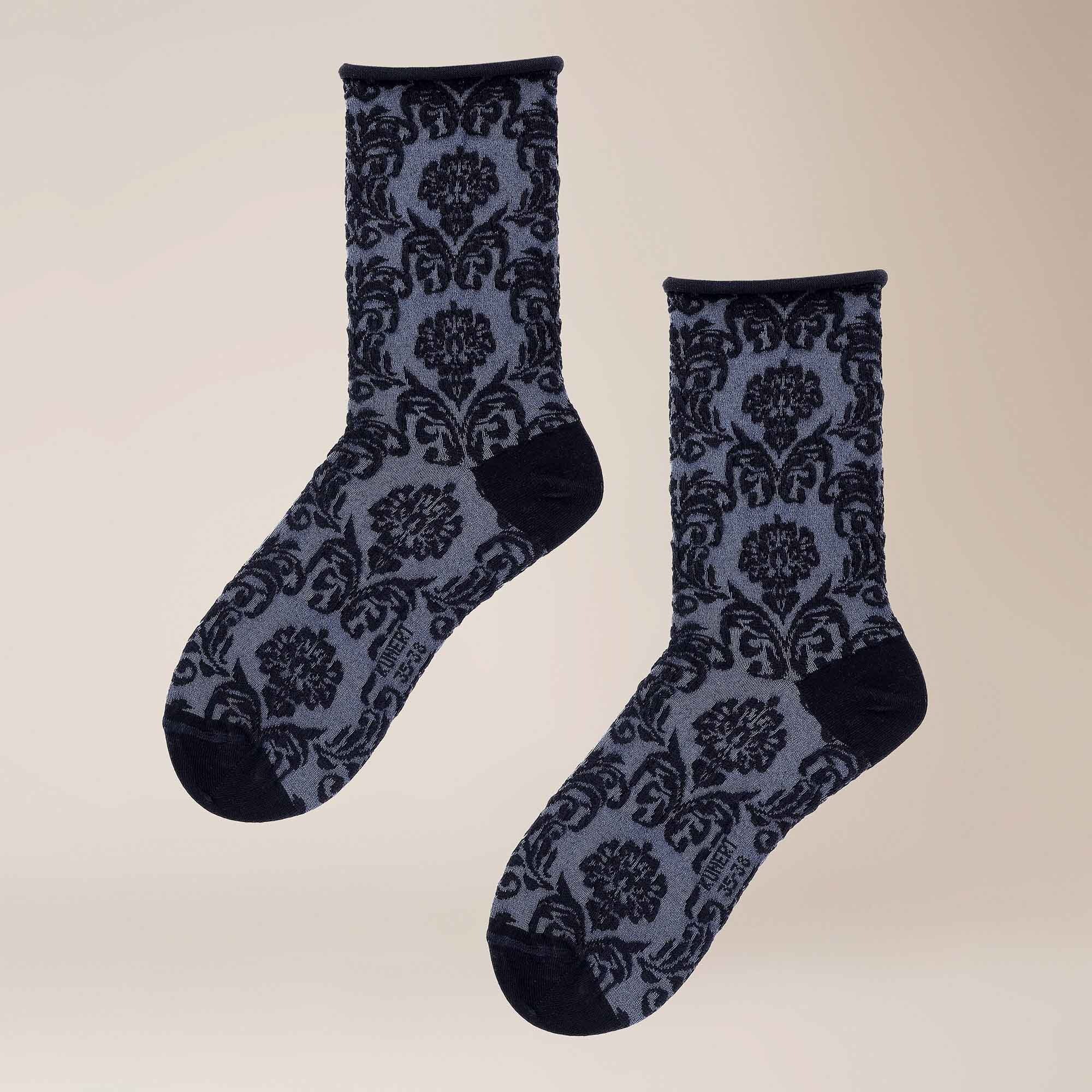KUNERT Socken »Socke Floral Citynight«
