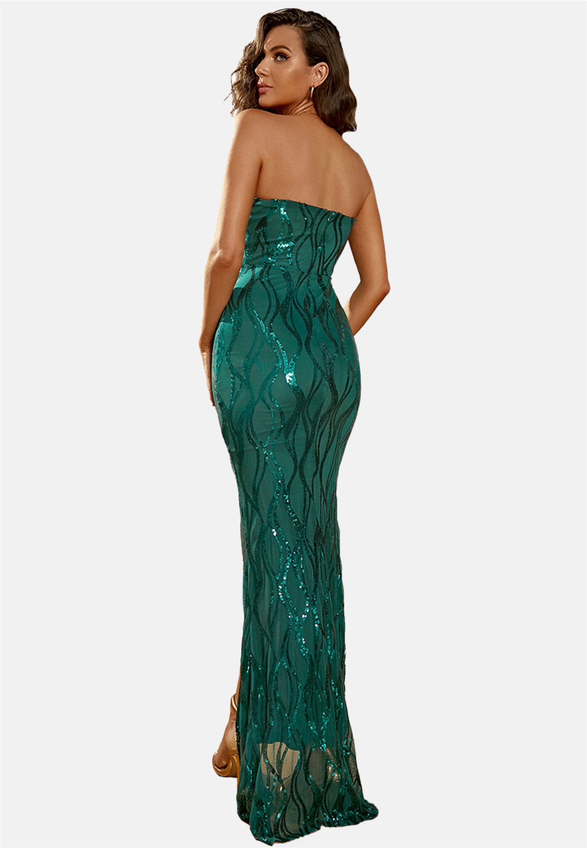 Moda Minx Jerseykleid, mit langem Schlitz