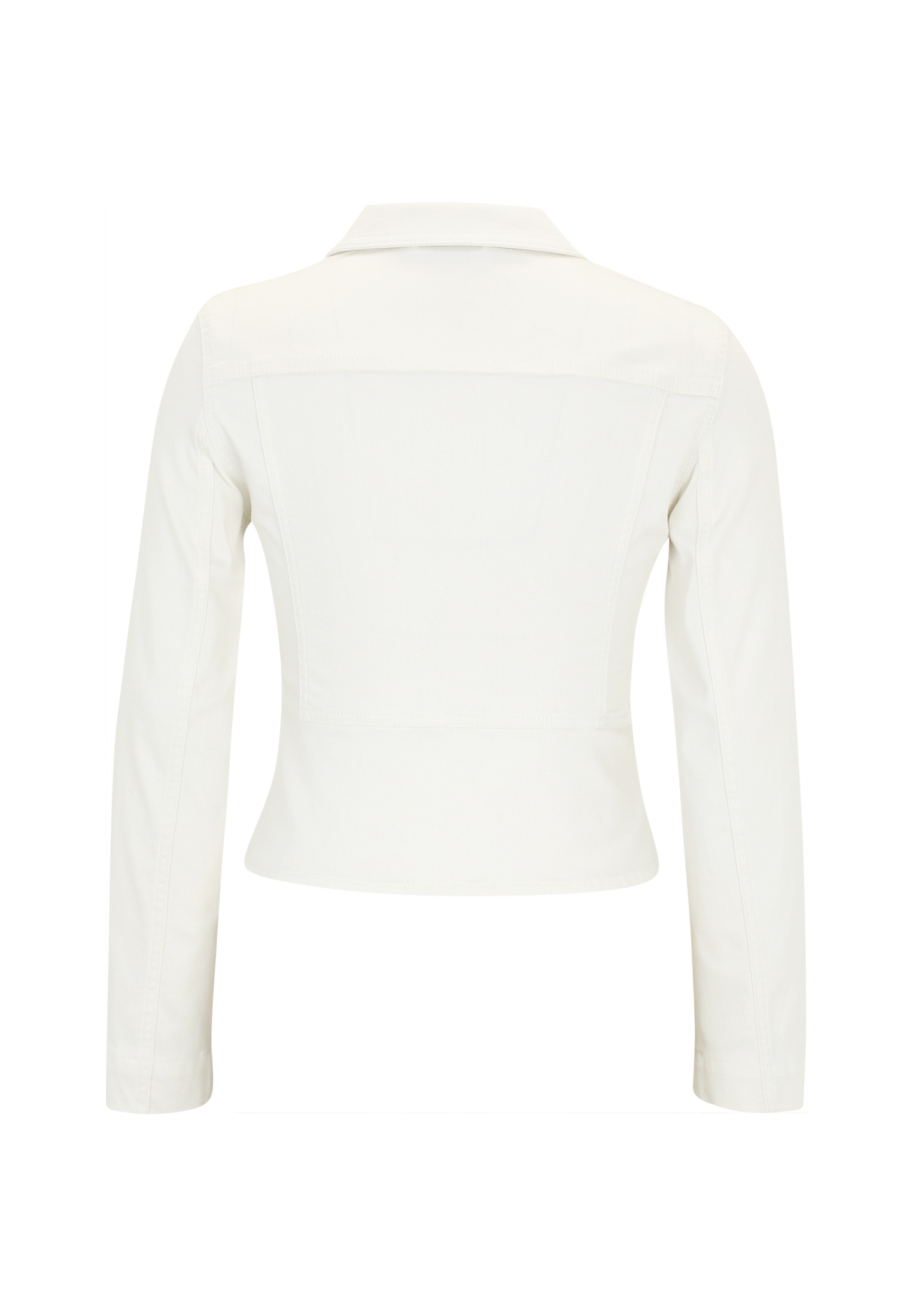 Zero Jackenblazer »zero Jeansjacke weiß mit Knopfleiste«, Knopfleiste