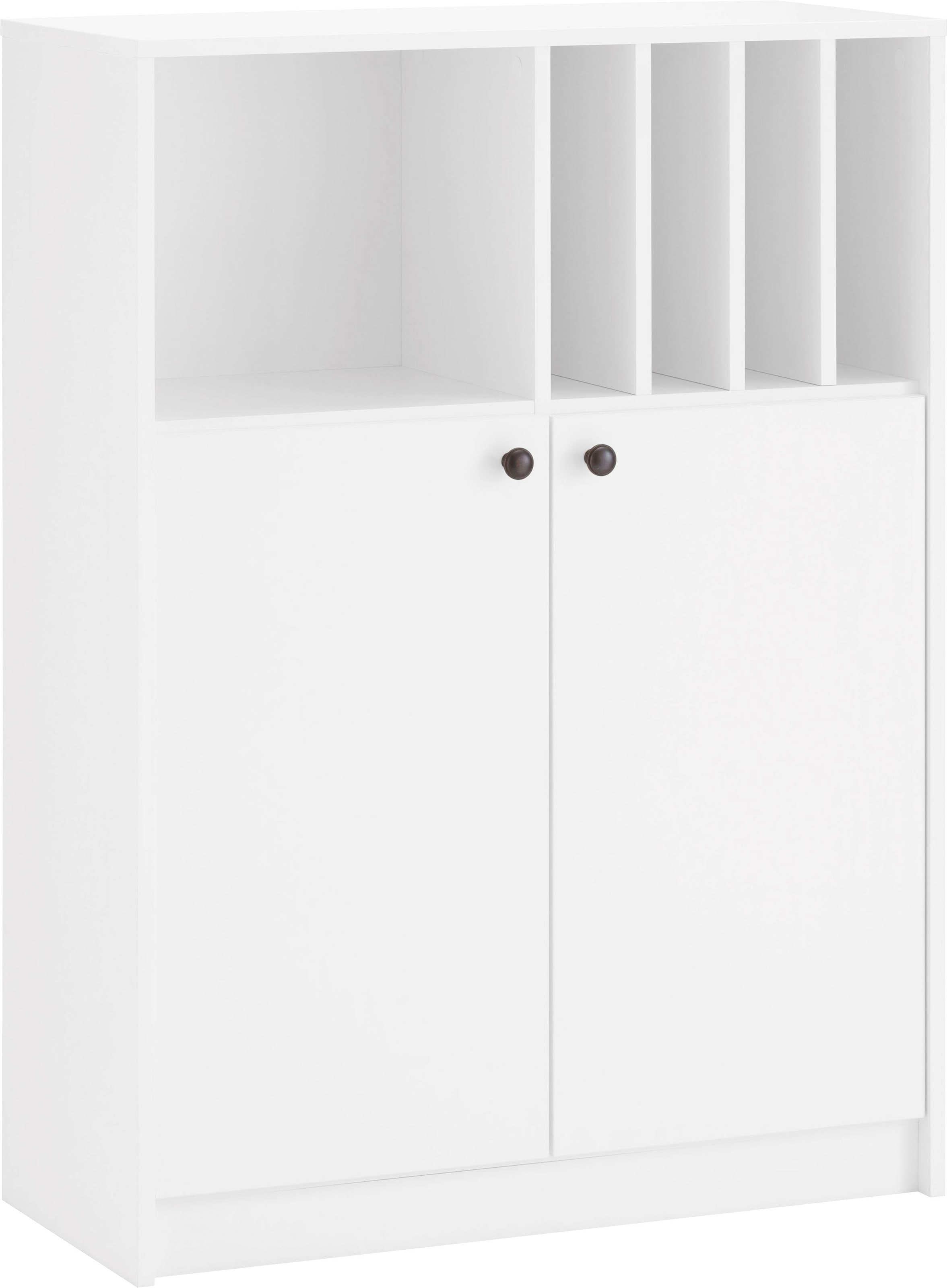 OTTO home Aktenschrank "Licia" viel Stauraum, 2 Türen und 5 offene Fächer günstig online kaufen