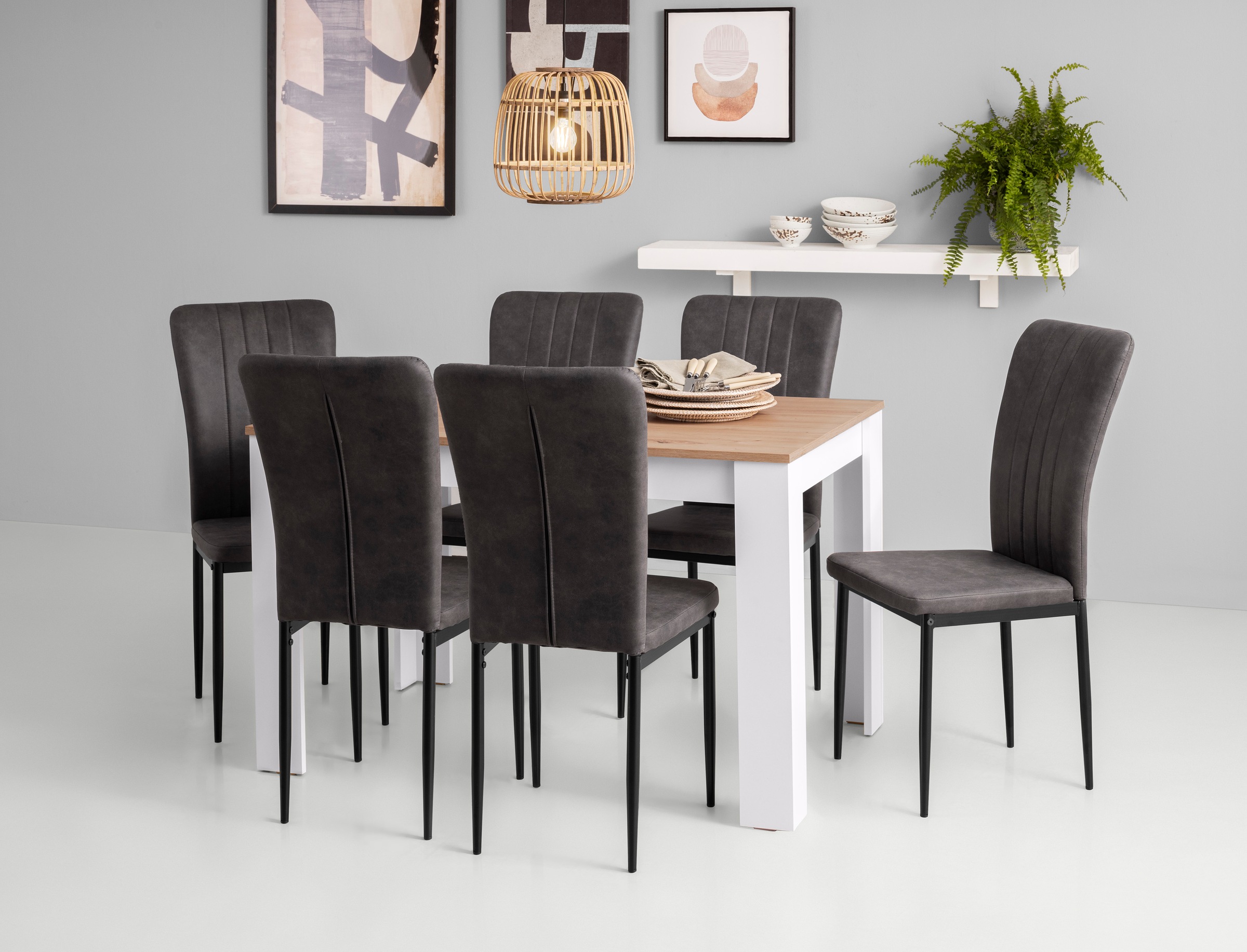 Home affaire Esstisch "Bergamo Küchentisch" pflegeleichter Esstisch, erhält günstig online kaufen