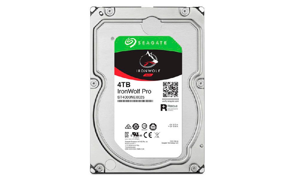 Seagate interne HDD-Festplatte »Ironwolf PRO NAS HDD 4TB SATA«, 3,5 Zoll