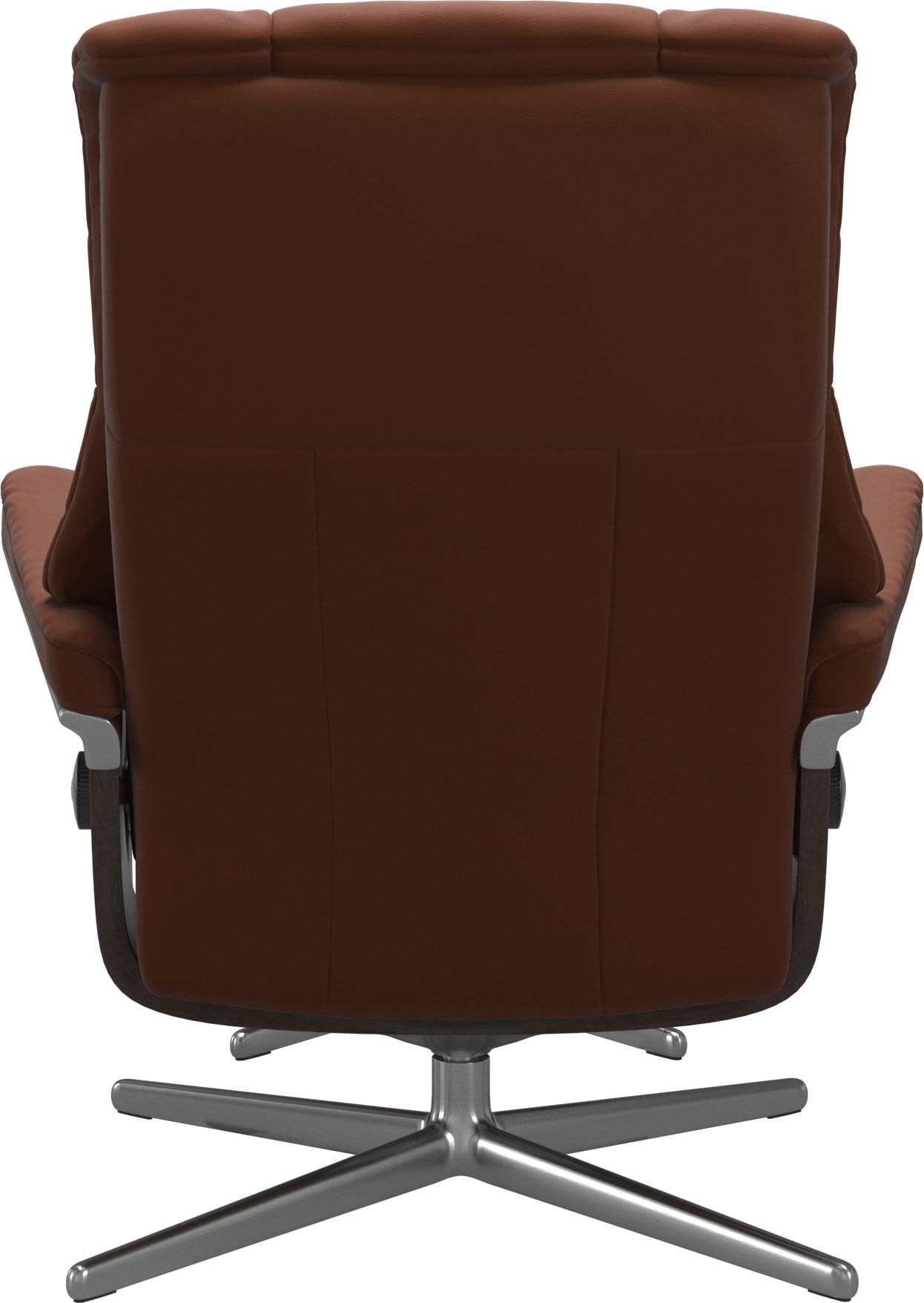 Stressless® Relaxsessel »Mayfair«, (Set, Relaxsessel mit Hocker), mit Hocker, mit Cross Base, Größe S, M & L, Holzakzent Wenge