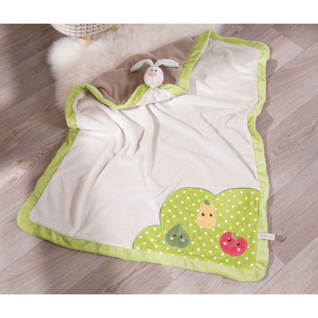 Nici Babydecke »My First NICI, Baby-Kuscheldecke mit Schmuse-Hase«