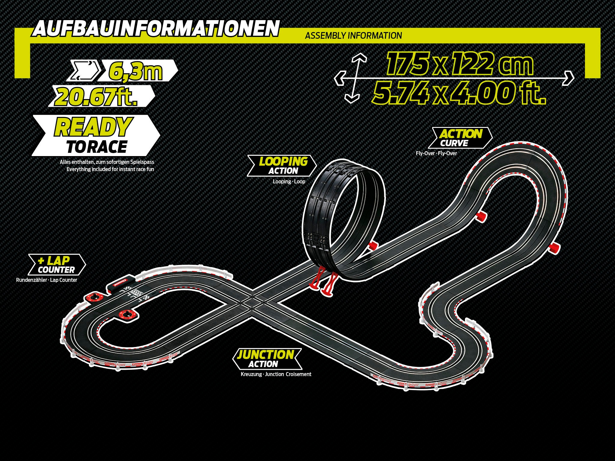 Carrera® Autorennbahn »Carrera GO!!! - GT Super Challenge«