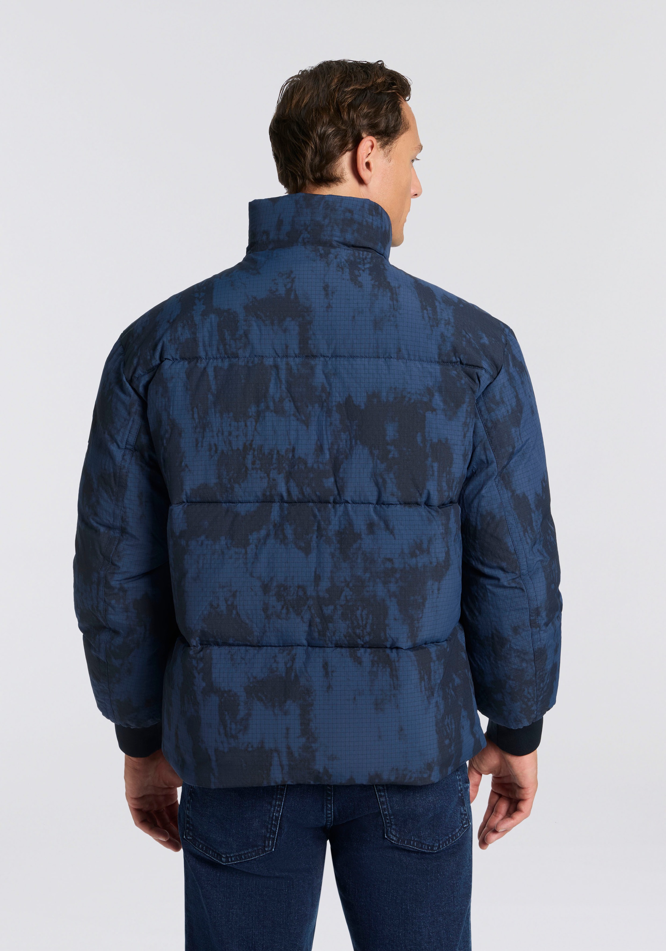 BOSS ORANGE Steppjacke "Oshin" Stehkragen, Rippbündchen günstig online kaufen