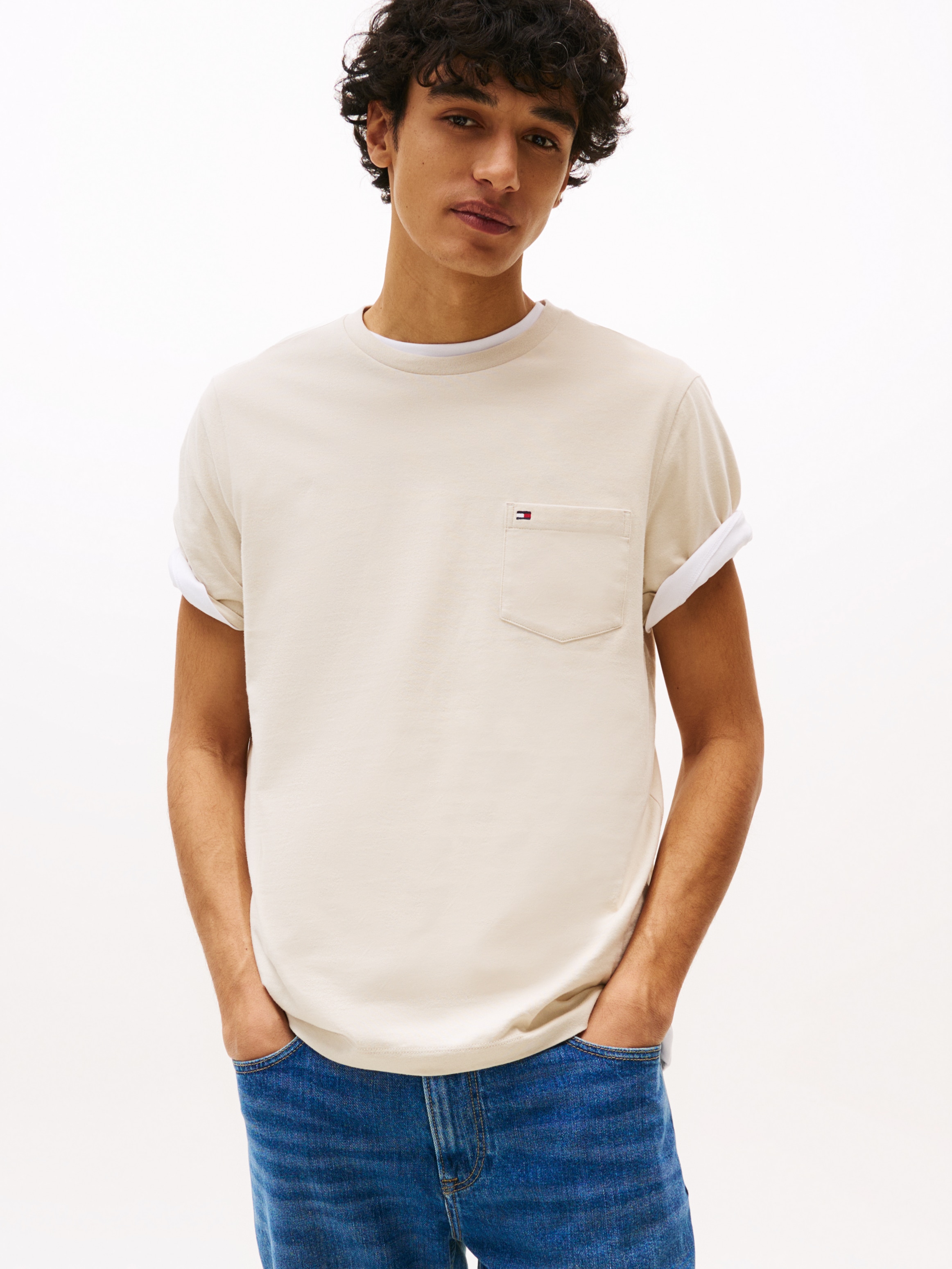 Tommy Hilfiger "ESSENTIAL SOLID POCKET TEE" günstig online kaufen