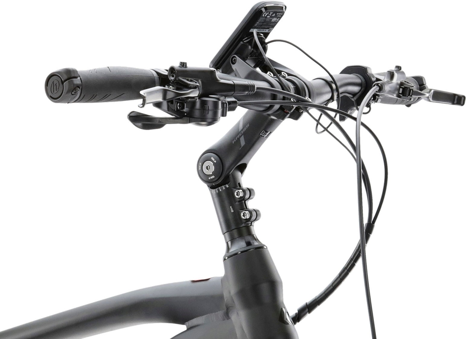 Kross E-Bike »E-Trekkingrad Trans Hybrid 4.0 28 Zoll schwarz«, 9 Gang, Shimano, Acera T3000, Mittelmotor 250 W