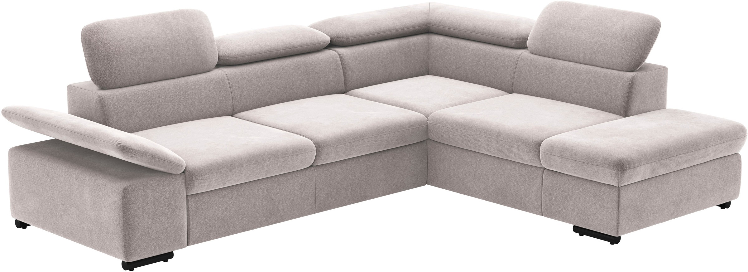 sit&more Ecksofa »Alcudia L-Form«, mit Armteilverstellung, optional Kopfteilverstellung und Bettfunktion