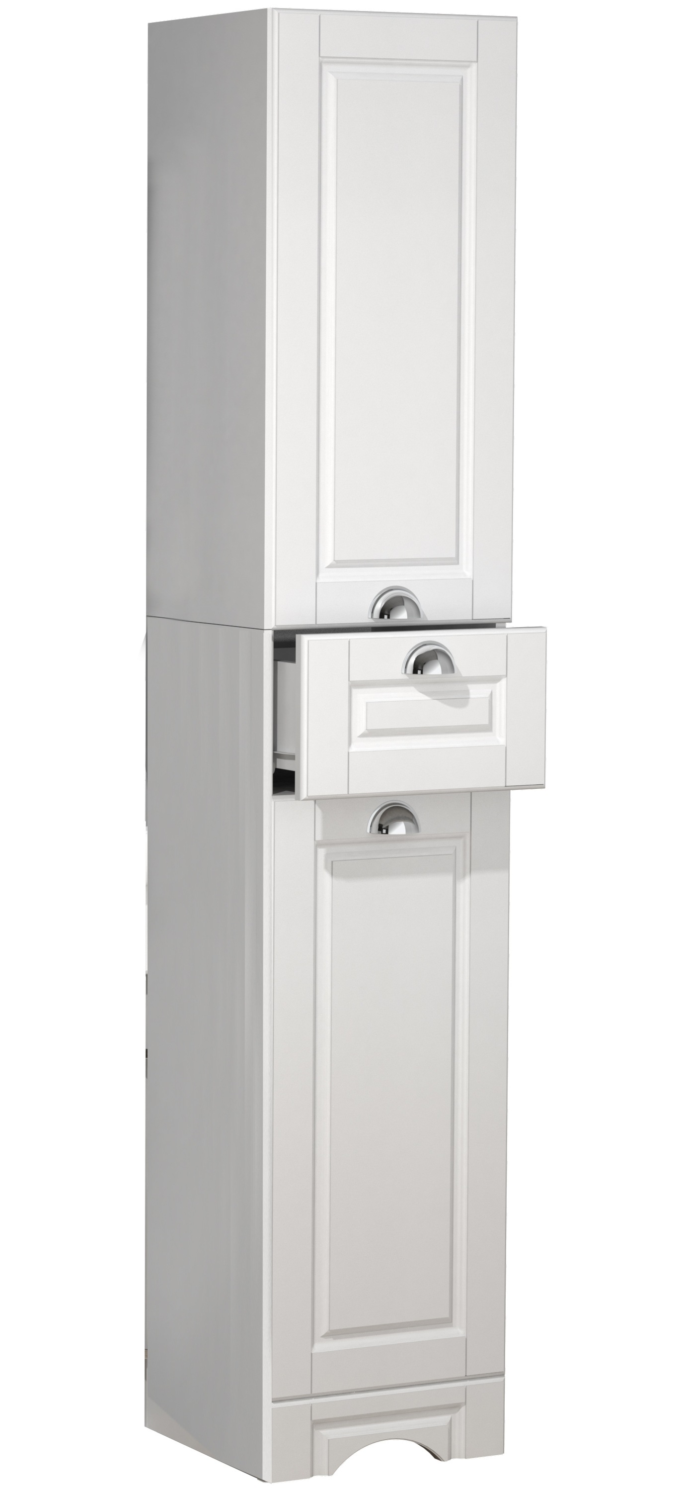 VCM Hochschrank »VCM Holz Badezimmerschrank | Badmöbel | Badschrank | Badezimmer | Landhaus Hochschrank | Maße ca. H. 180 x B. 35 x T. 32 cm - Casalo«, (1 St.)