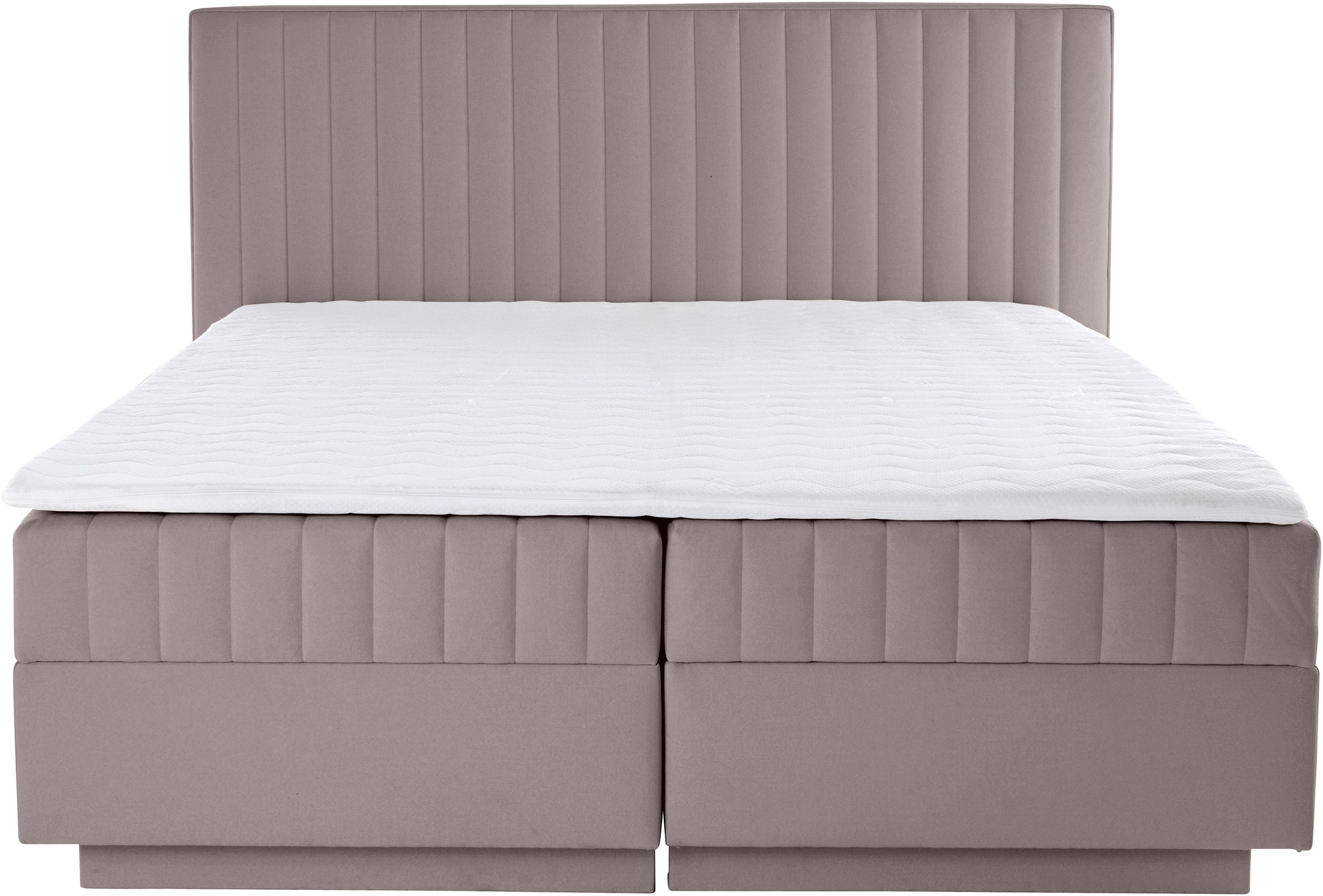Boxbett HOMSY BY ANA JOHNSON "Moonio inkl. Bettkasten", grau, B:187cm L:214cm, Komplettbetten, erhältlich in verschiedenen Breiten und Härtegraden 3
