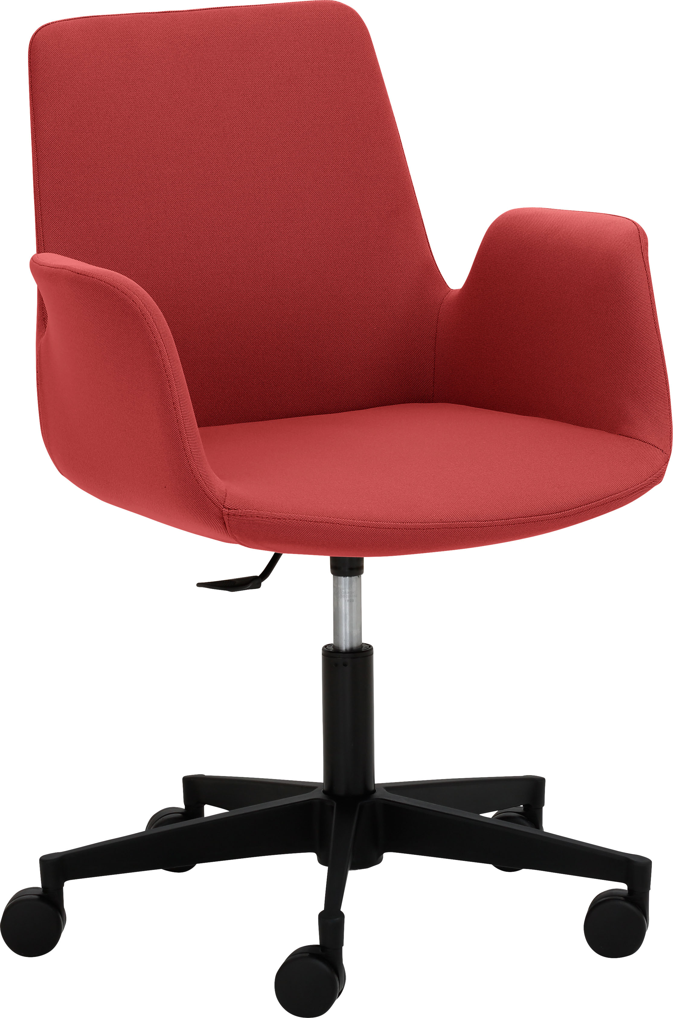 Bürostuhl MAYER SITZMÖBEL, B:65cm H:82cm, rot, Polyester, Stühle, "Sessel myHELIOS"