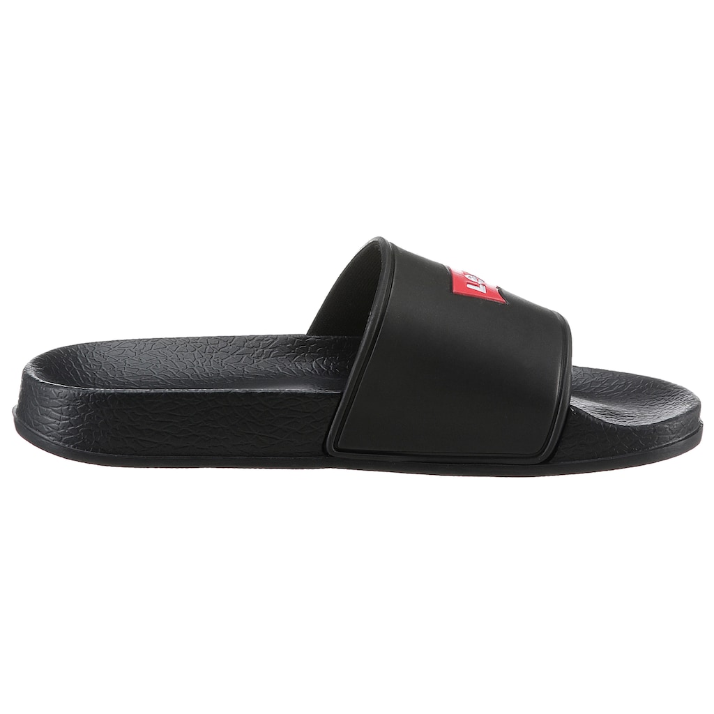 Levi's® Kids Badepantolette »Levi´s POOL«, Sommerschuh, Badeschuh, Poolslides mit auffälligem Markenlogo