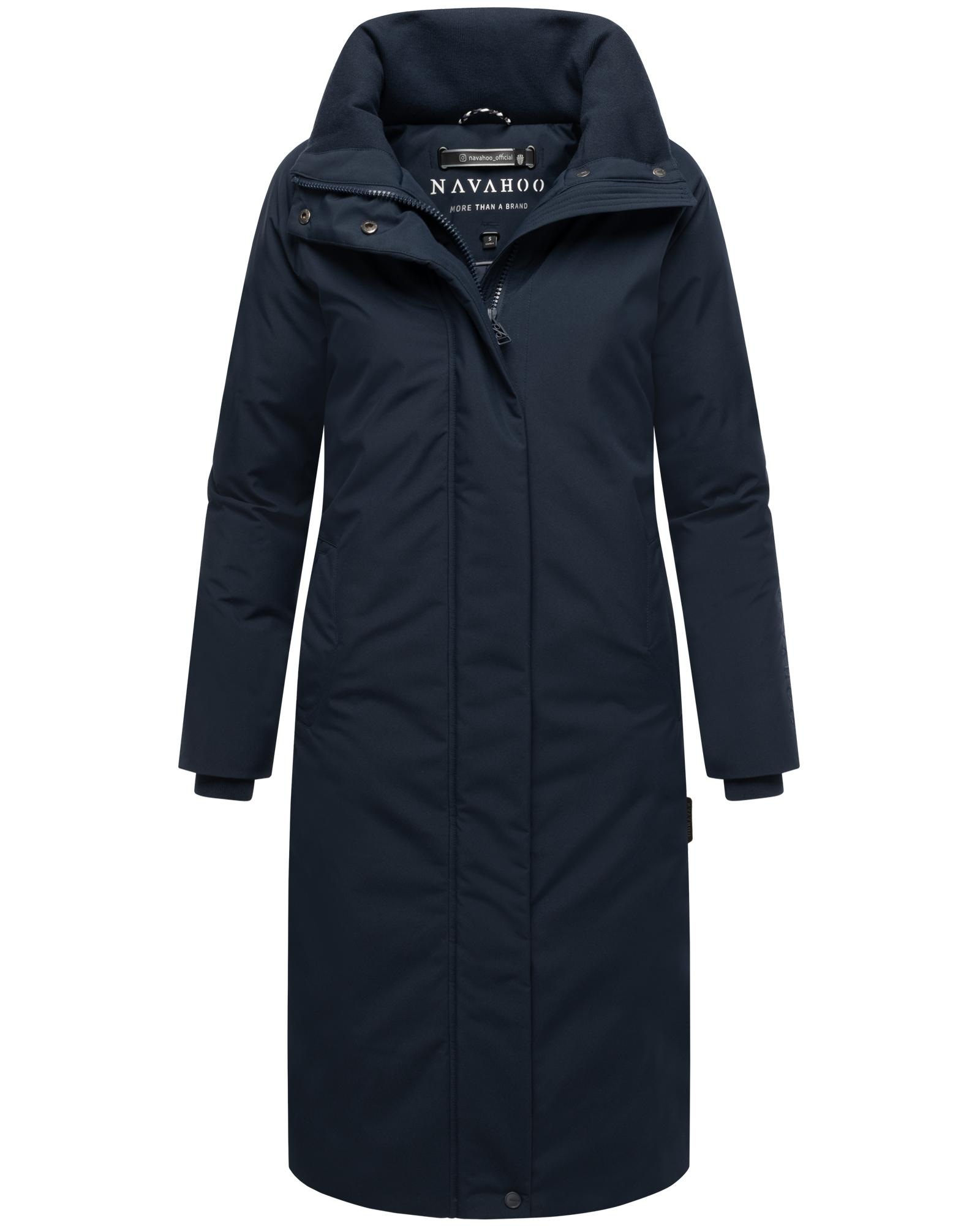 Navahoo Wintermantel »Traumblüte 14«, Warmer Parka mit Stehkragen