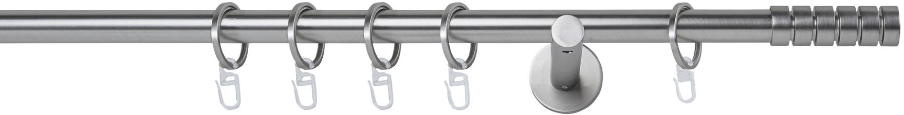 mydeco Gardinenstange "20mm Rillcube Wandträger 12 cm" 1 läufig-läufig Fixm günstig online kaufen