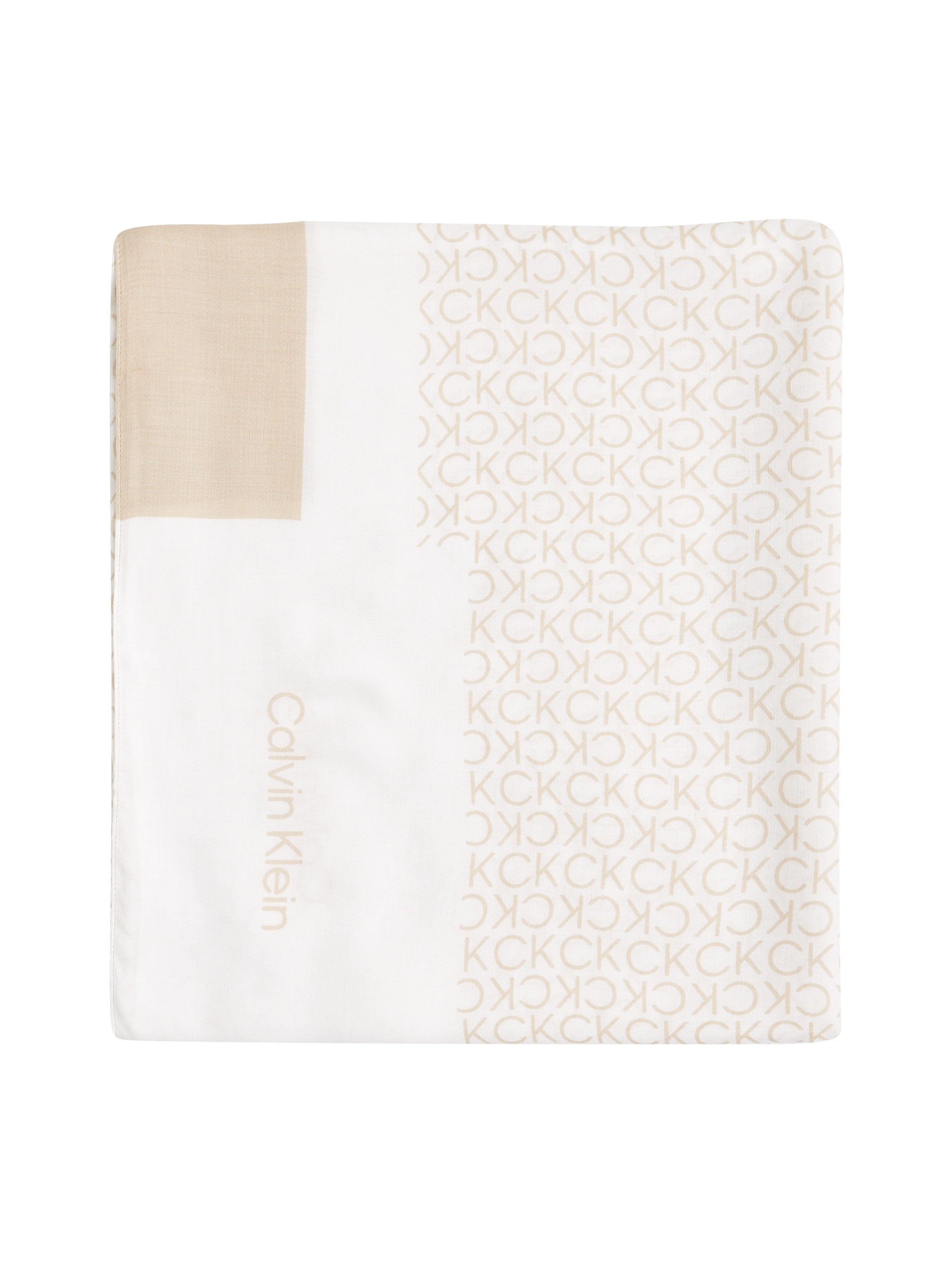 Calvin Klein Schal »GEO MINIMAL SCARF 130X130«, mit Logo-Print