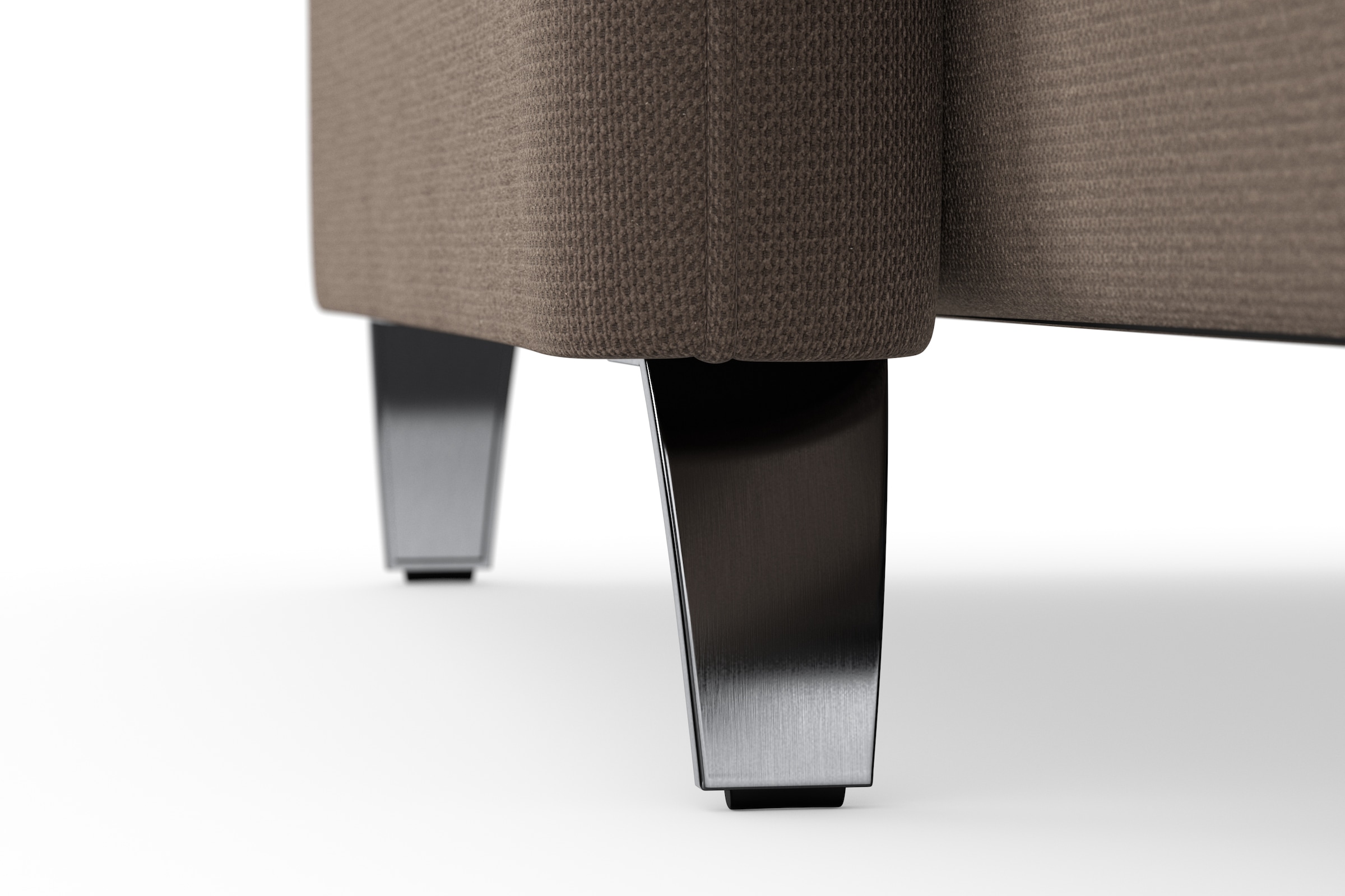 sit&more Ecksofa »Grenoble L-Form mit Federkern«, wahlweise mit Bettfunktion, Bettkasten, Arm- und Kopfteilverstellung