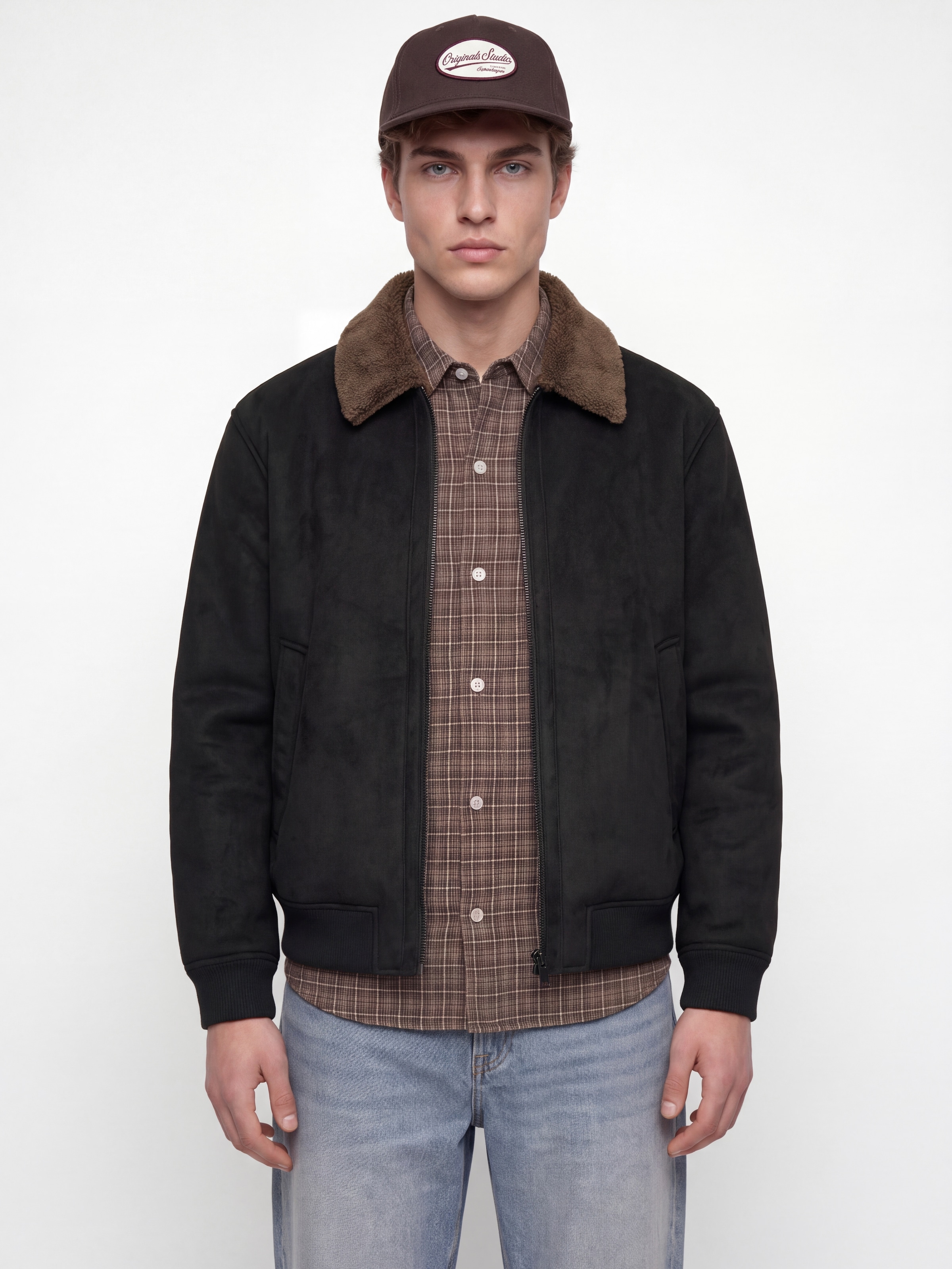 Jack & Jones Bomberjacke »JPRCCLUKE BOMBER JACKET SN« ohne Kapuze Kunstfaser, regular fit