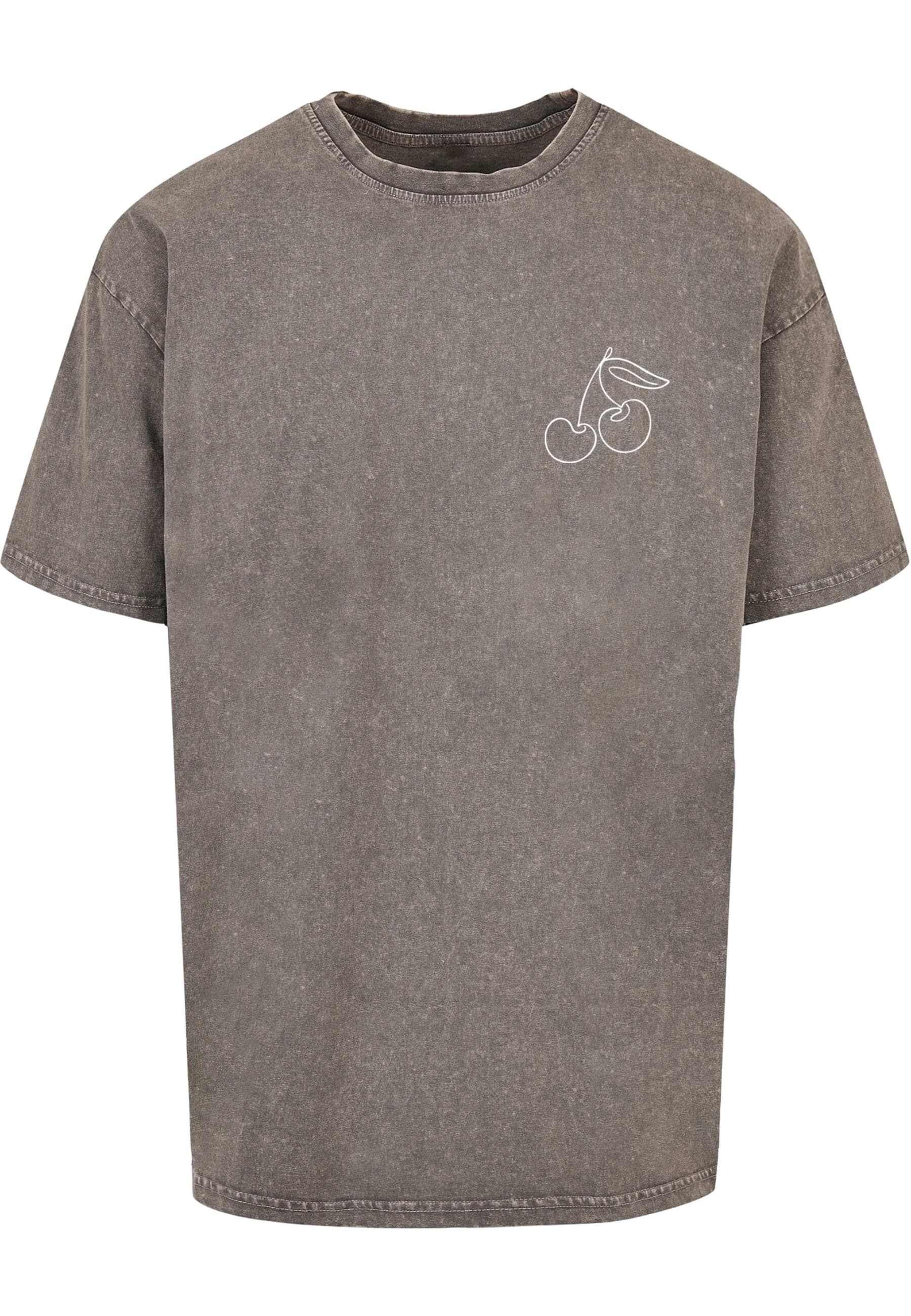Merchcode T-Shirt "Merchcode Herren Cherry Acid Washed Oversize Tee" 1 Stk. günstig online kaufen
