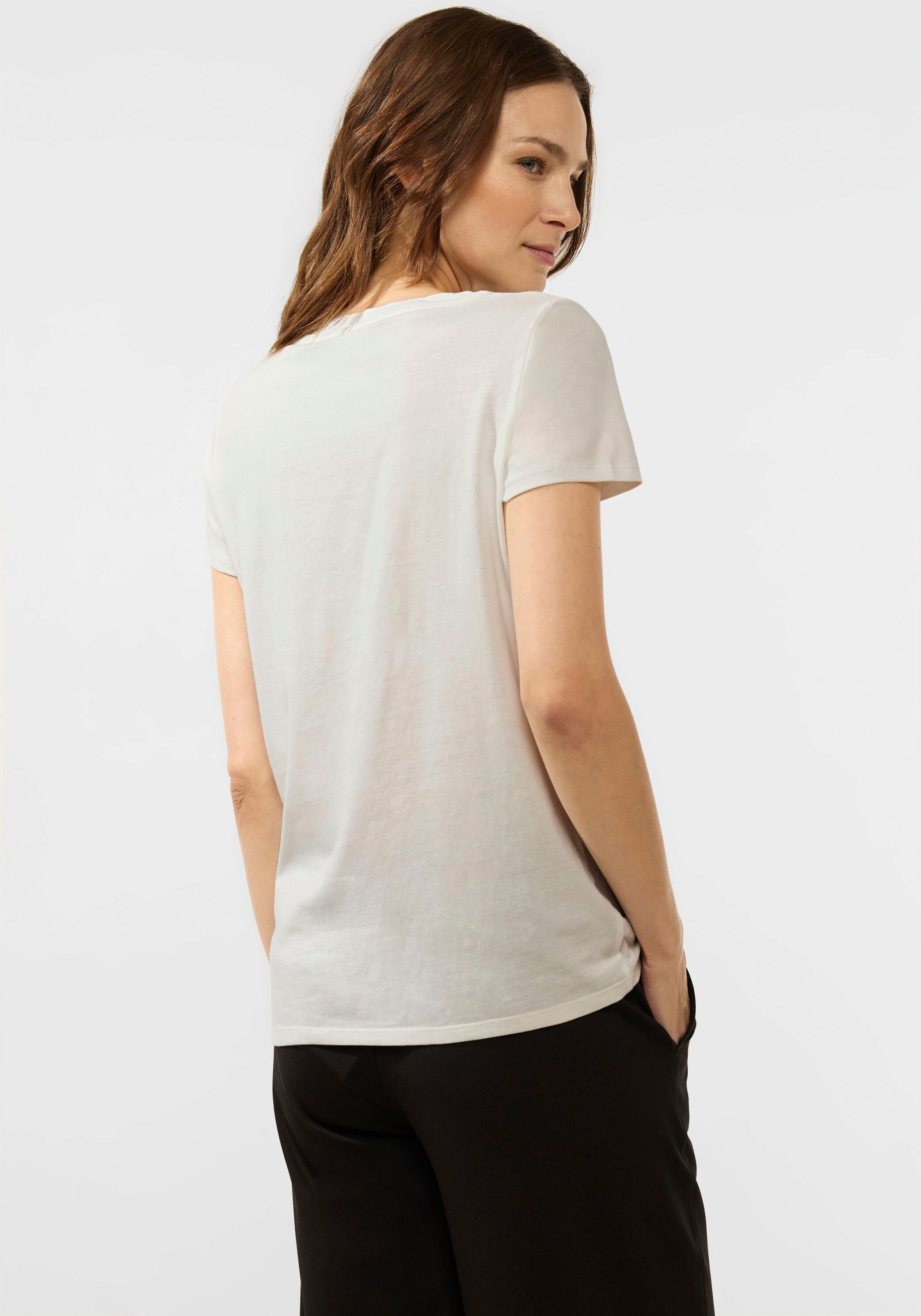 STREET ONE T-Shirt, mit verlängertem Rückenteil online bestellen | BAUR