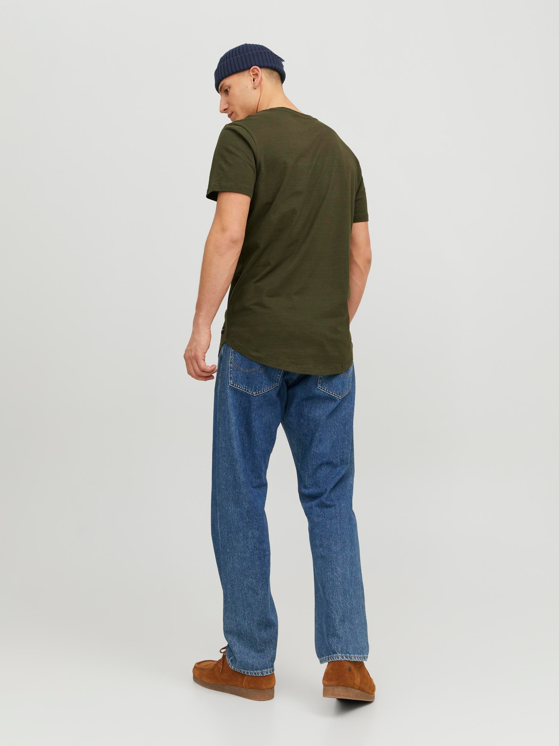 Jack & Jones Rundhalsshirt »JJENOA POCKET TEE SS«