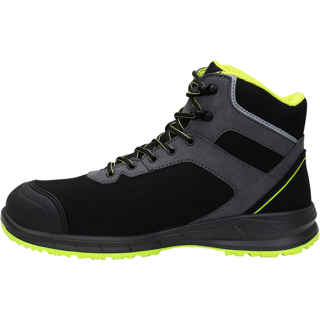 Elten Sicherheitsschuh »LOAN XXSports Pro black-lime Mid ESD S3«