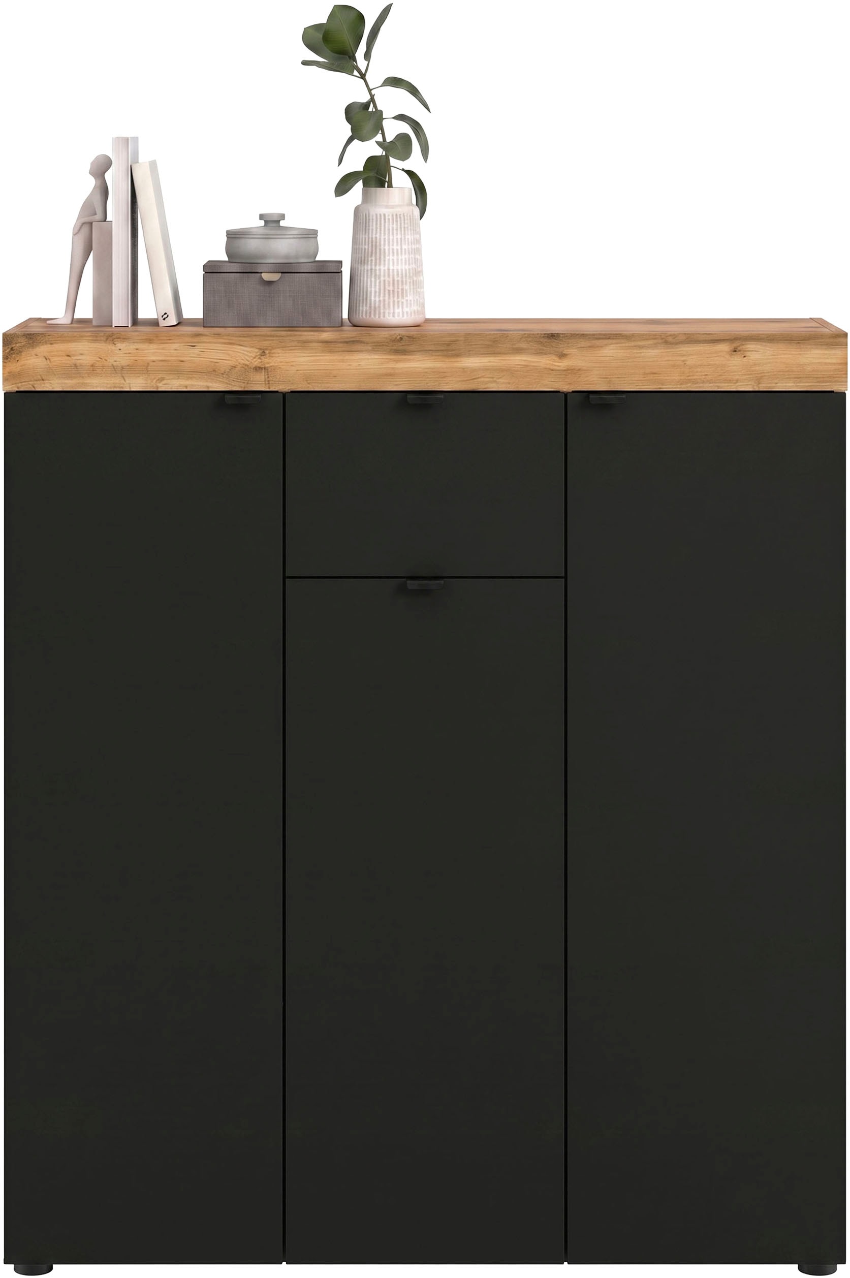 OTTO home Highboard »MAMBO II, Breite 105cm, 3 Türen, 1 Schubkasten, 9 Fächer« 1 Stk. tlg. Kommode, Sideboard, Wohnzimmer, Schlafzimmer