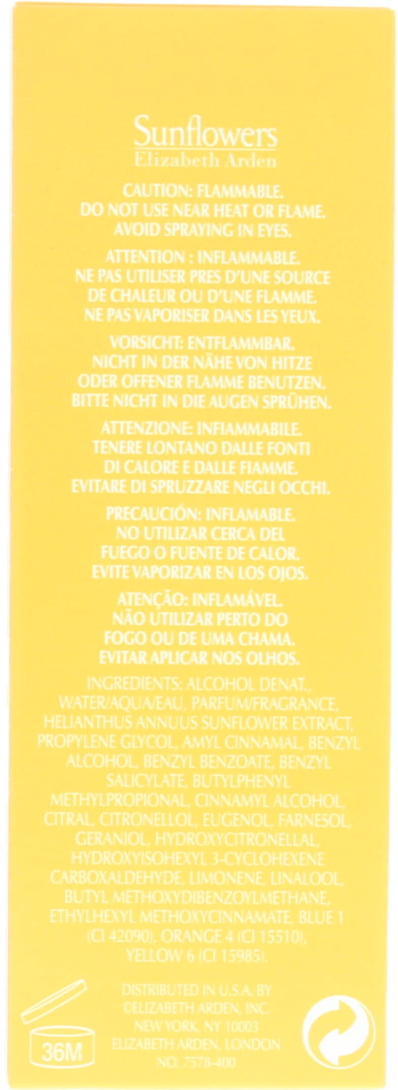 Elizabeth Arden Eau de Toilette »Sunflowers«, mit blumigem Akzent