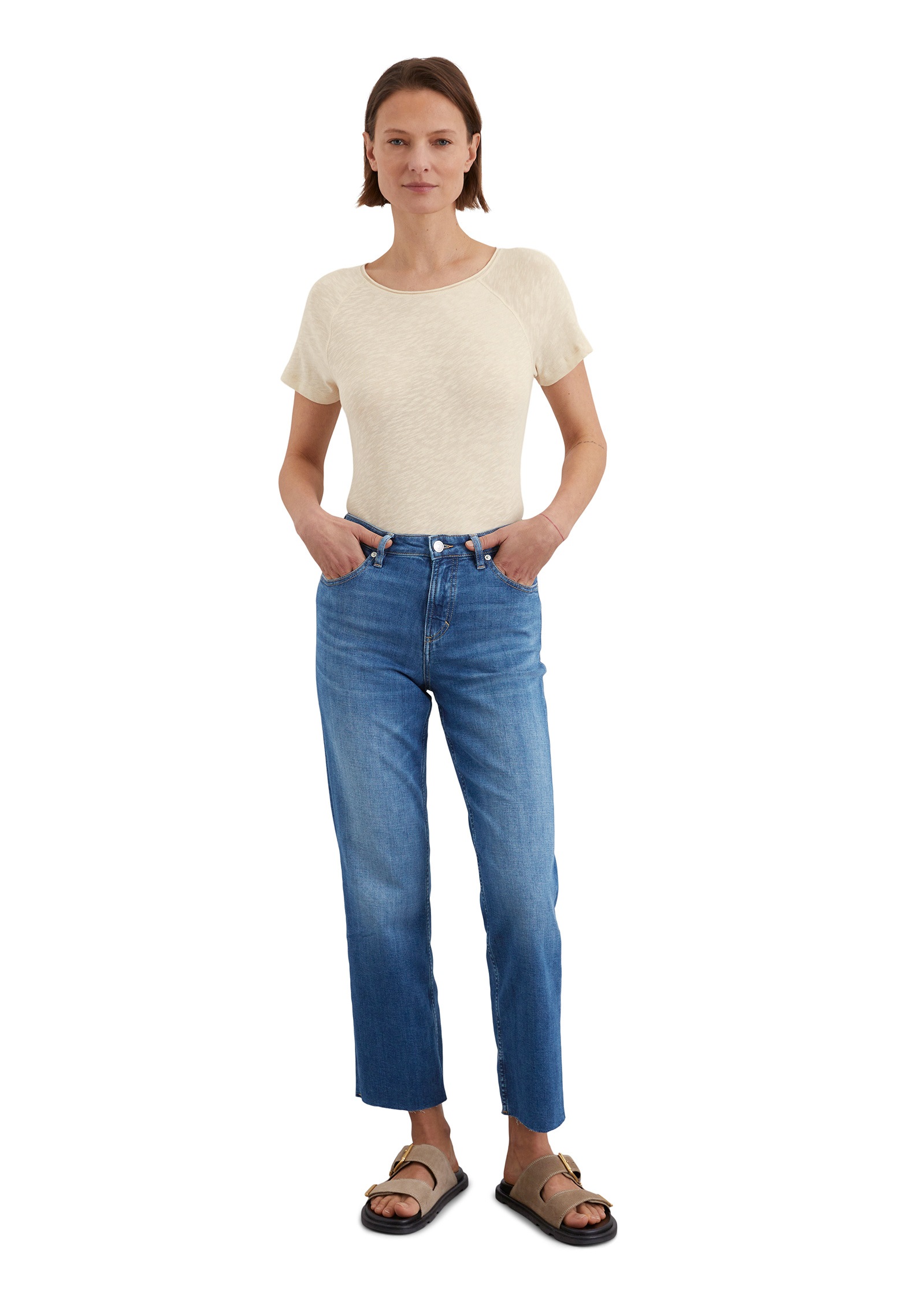Marc O'Polo T-Shirt »aus Slub-Jersey«