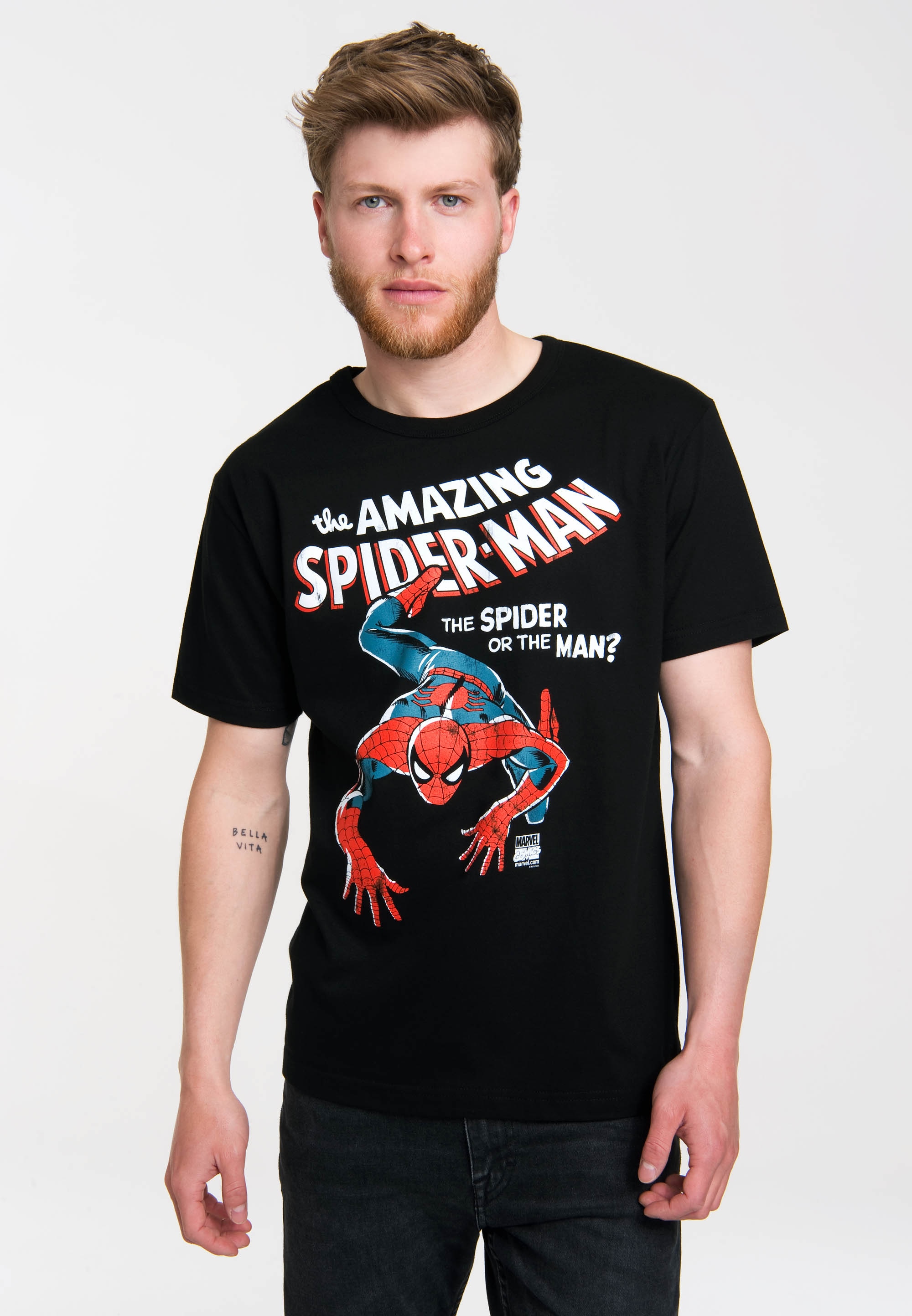 mit | T-Shirt bestellen - BAUR LOGOSHIRT Superhelden-Print Marvel«, »Spider-Man ▷
