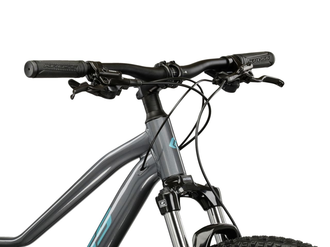 Kross Mountainbike »KROSS Mountainbike Hardtail 27,5" LEA 4.0 grau 16 Gänge« 16 Gang Shimano ACERA M3020 Schaltwerk Kettenschaltung