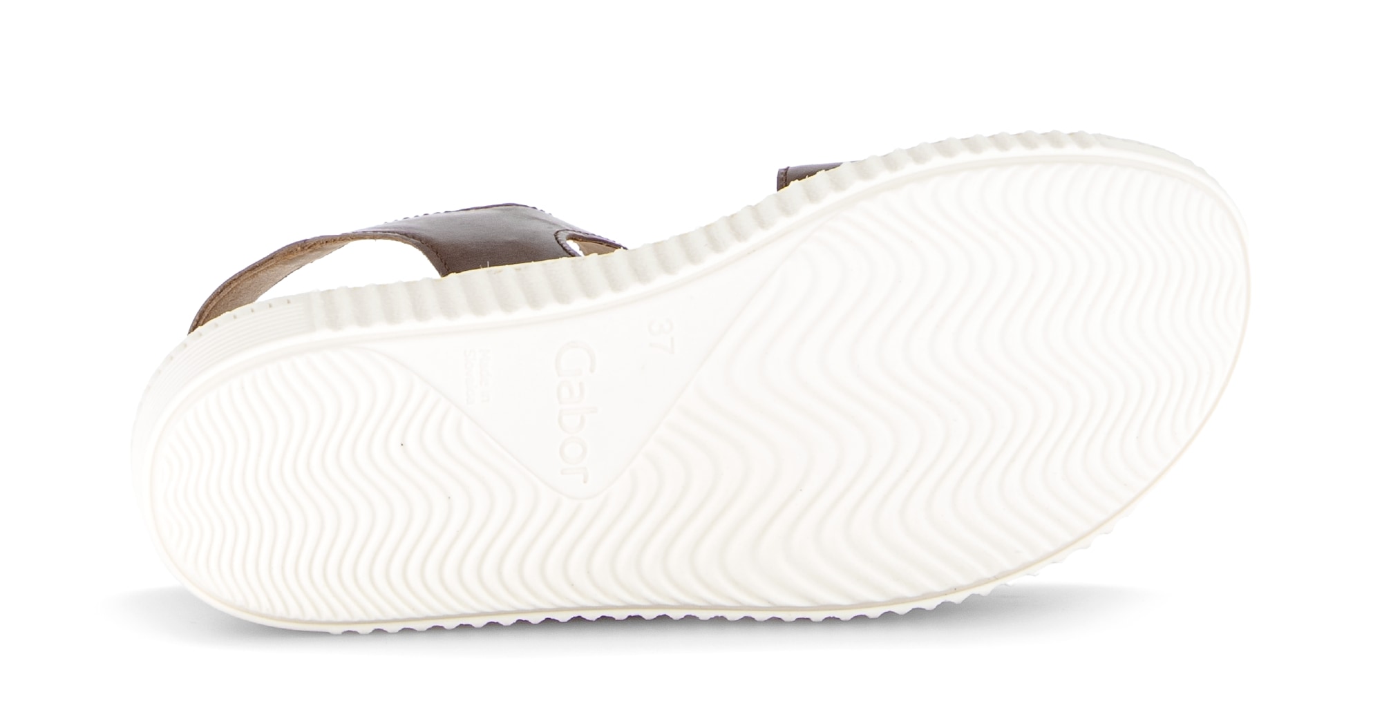 Gabor Riemchensandale  Plateau, Bequemschuh, Sandalette, Sommerschuh mit Ziernähten