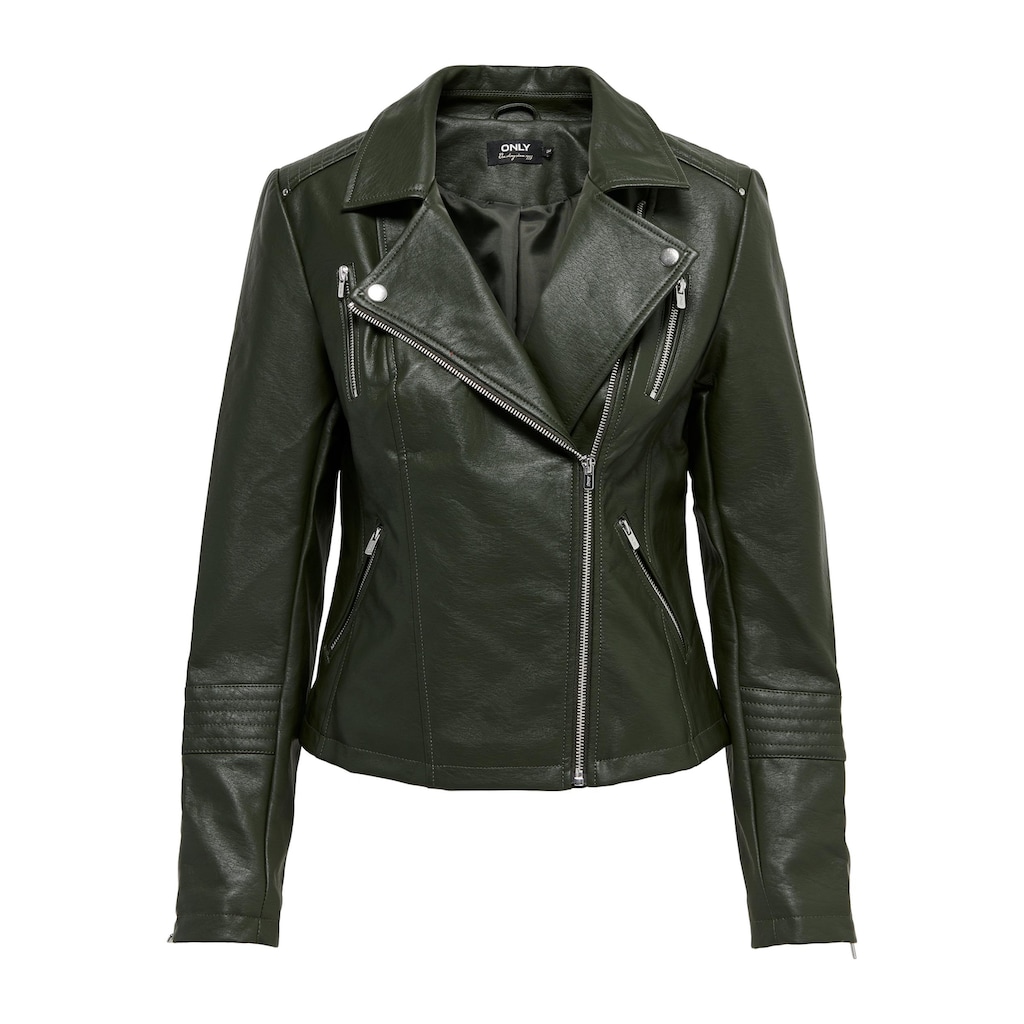 ONLY Lederimitatjacke »ONLGEMMA FAUX LEATHER BIKER OTW NOOS«