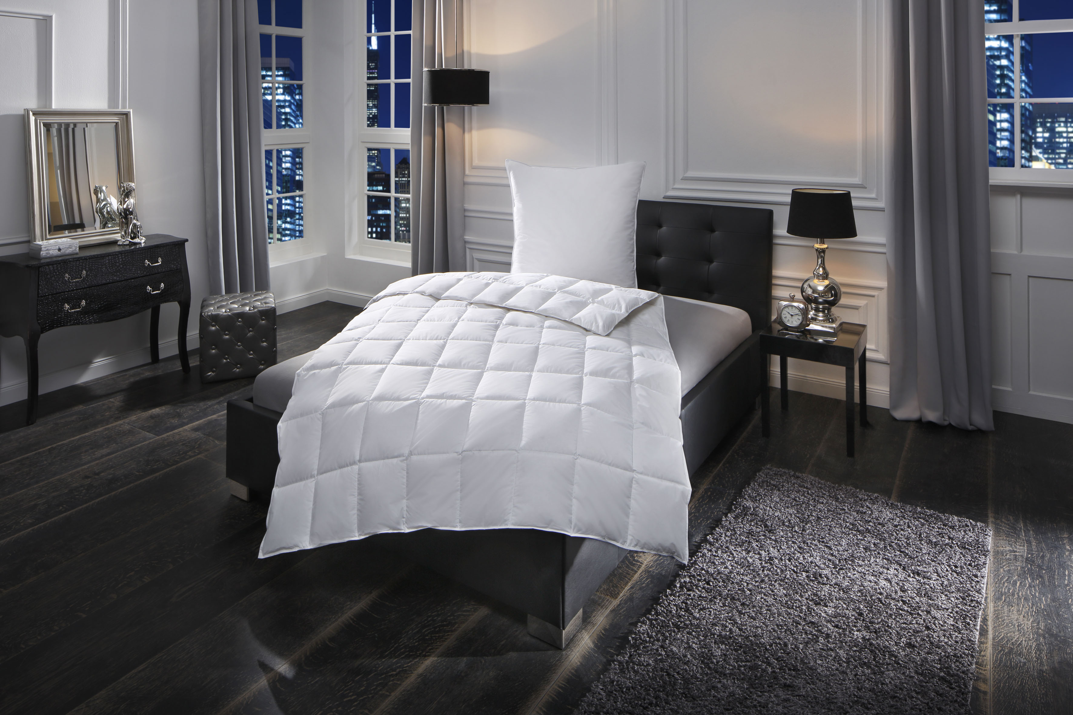 OTTO home Daunenbettdecke "Lasse, Bettdecke 135x200 cm, 155x220 cm und weitere Größen" extraleicht Füllung 100% Daunen 1 Stk. tlg. Bettdecken, Sommer, Winter, Decke ist Made in Green zertifiziert