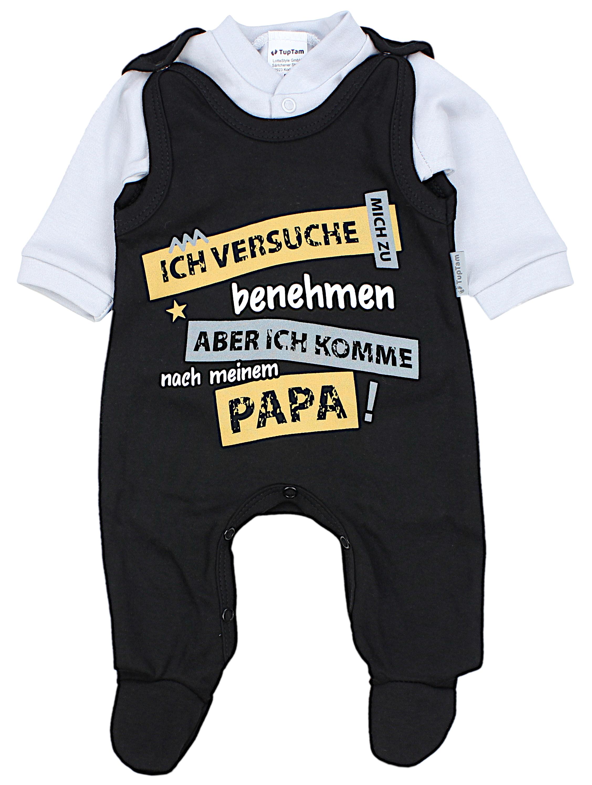 TupTam Strampler "Strampler Baby Strampler Set mit Spruch"
