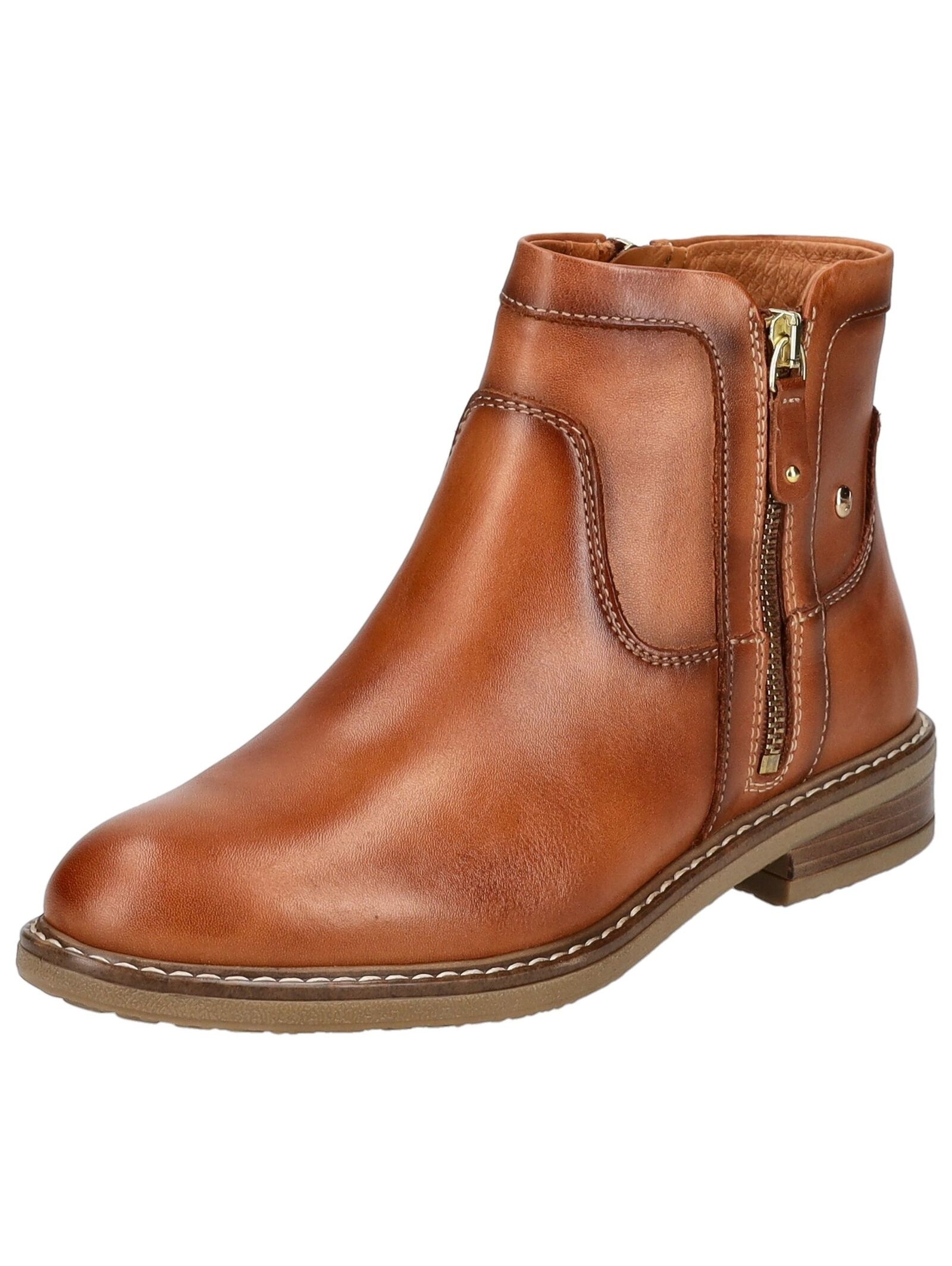 PIKOLINOS Damen Stiefelette "PIKOLINOS Stiefelette Leder", Gr. 36brandy, Leder, Schuhe