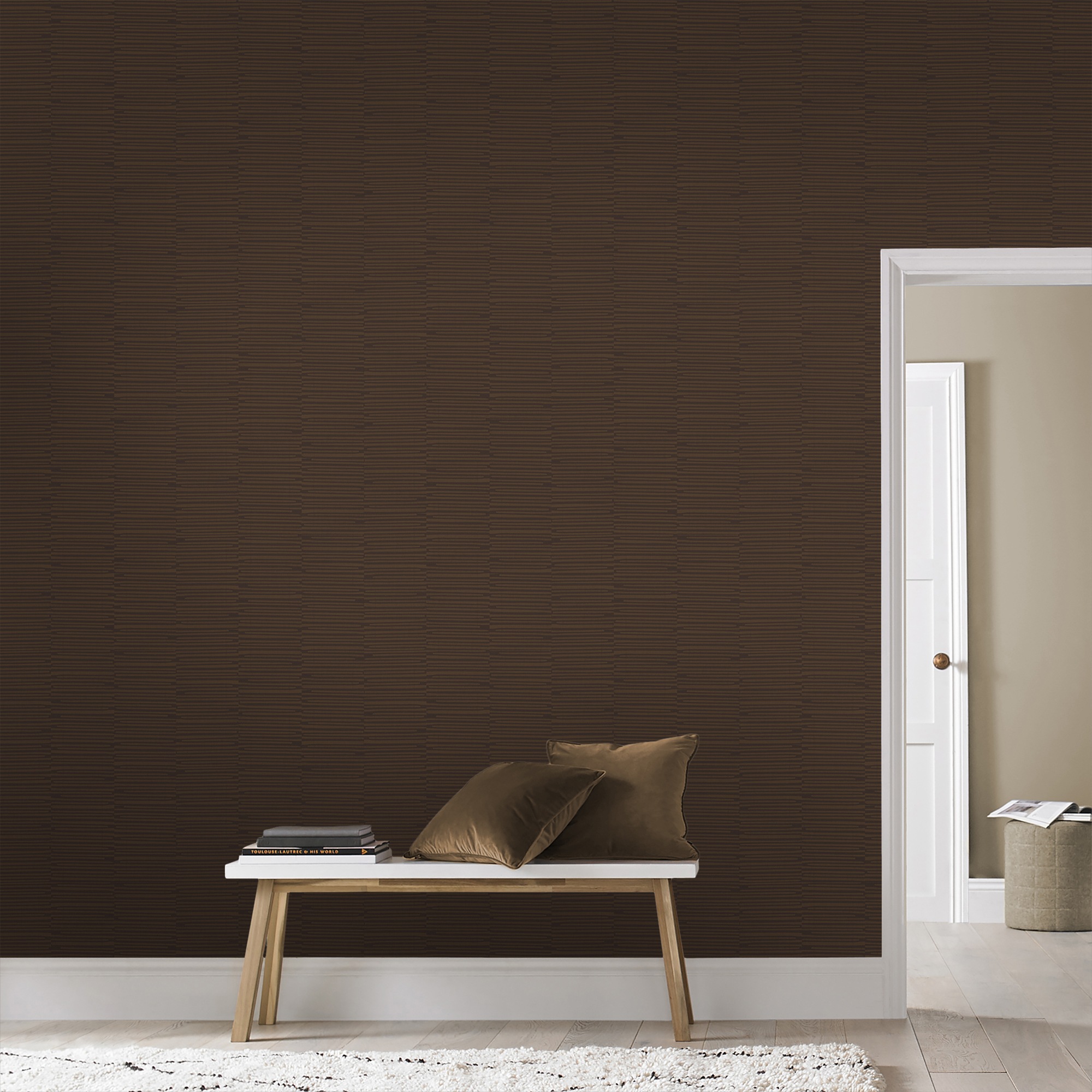 Superfresco Easy Vliestapete "Harmony" gestreift geprägt 10mx52cm (ca. 5m2)