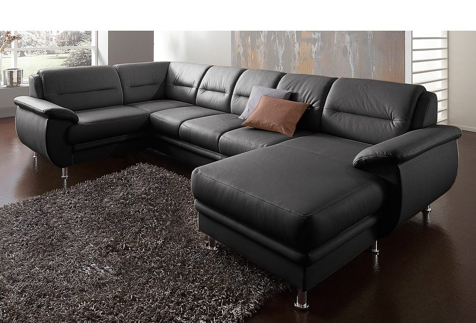 sit&more Wohnlandschaft "Mailand U-Form, B: 312 cm", optional Bettfunktion günstig online kaufen