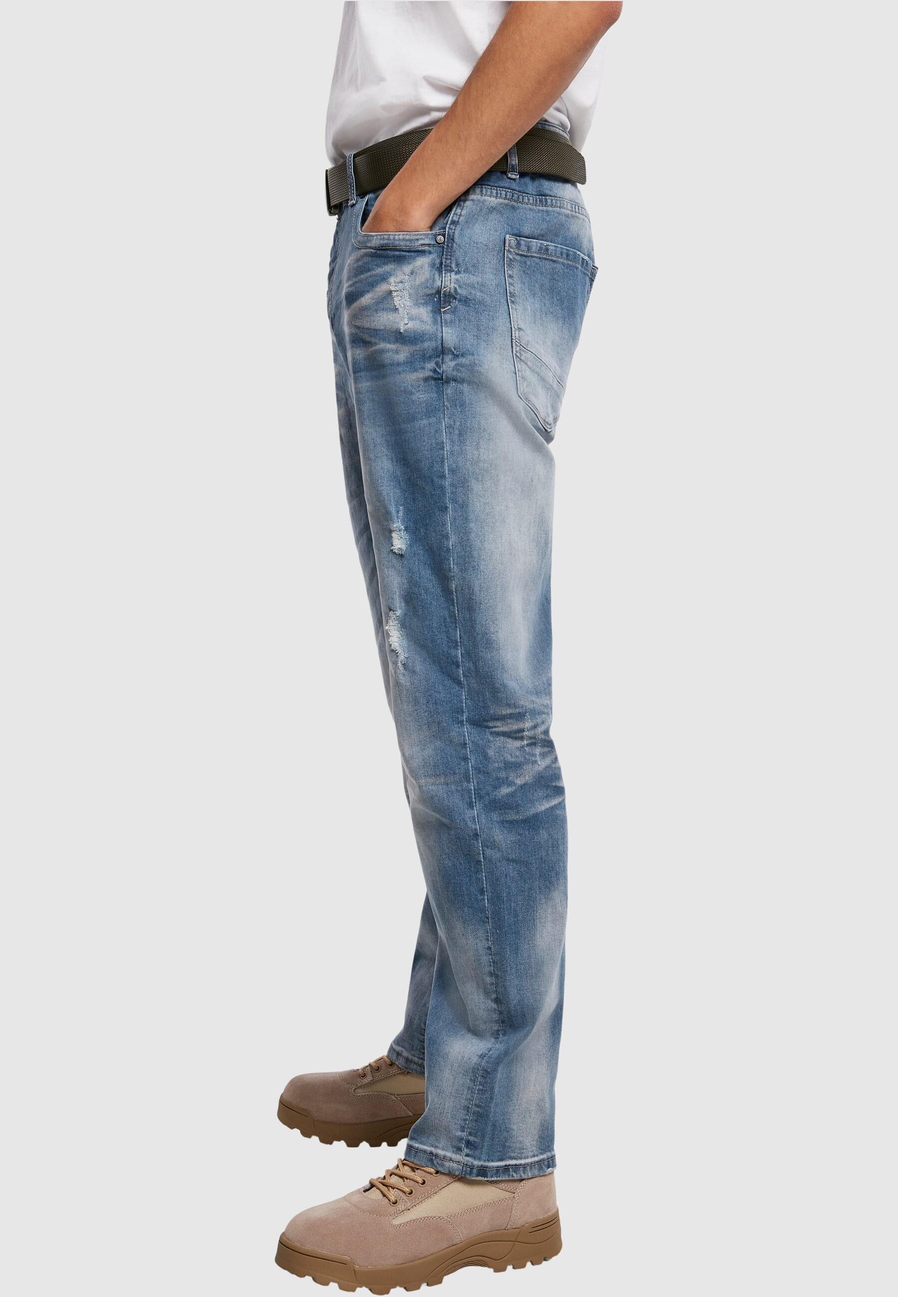 Brandit Bequeme Jeans »Brandit Herren Will Washed Denim Jeans«, (1 tlg.)