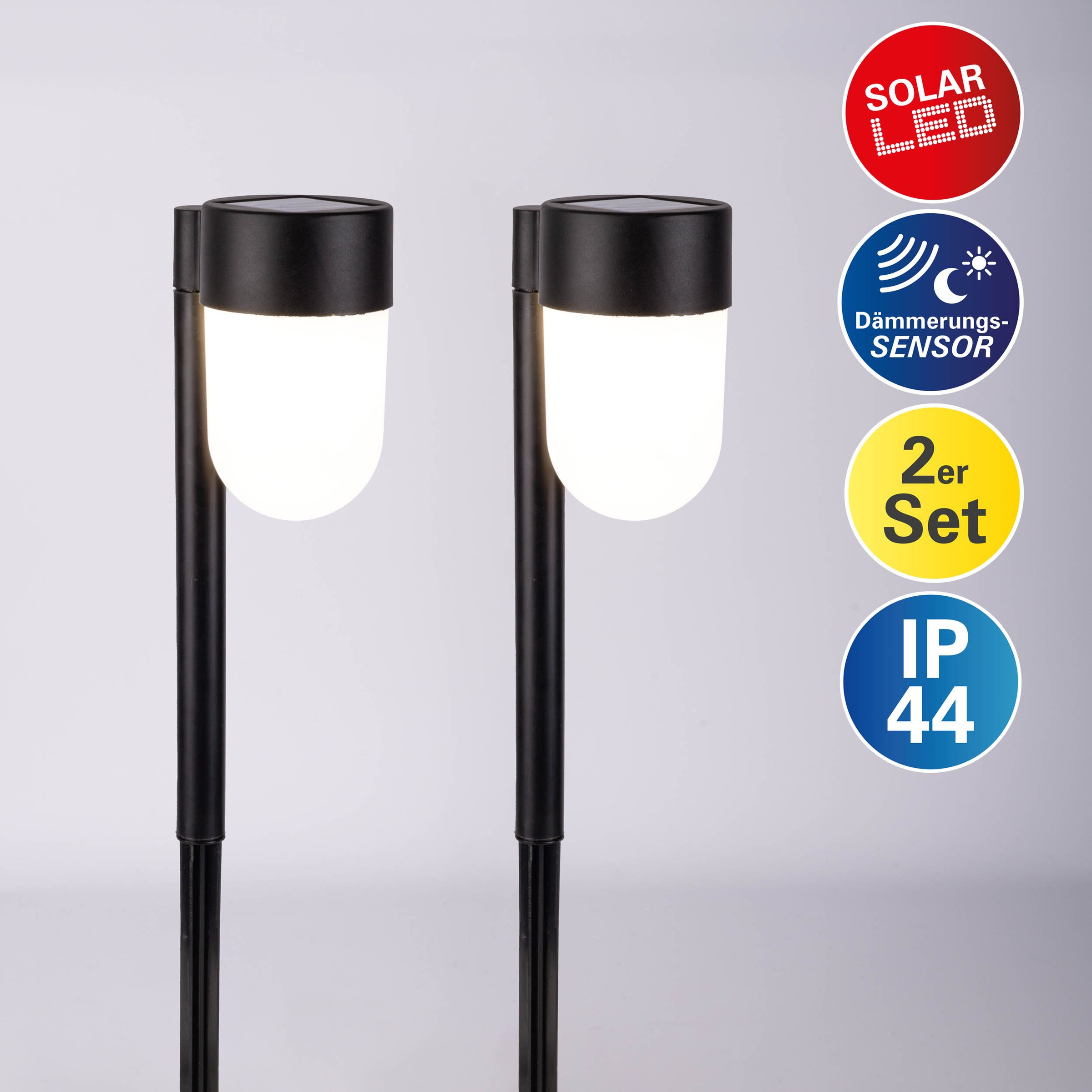 näve LED Solarleuchte "Sina", 2 flammig, Leuchtmittel LED-Modul  LED wechse günstig online kaufen