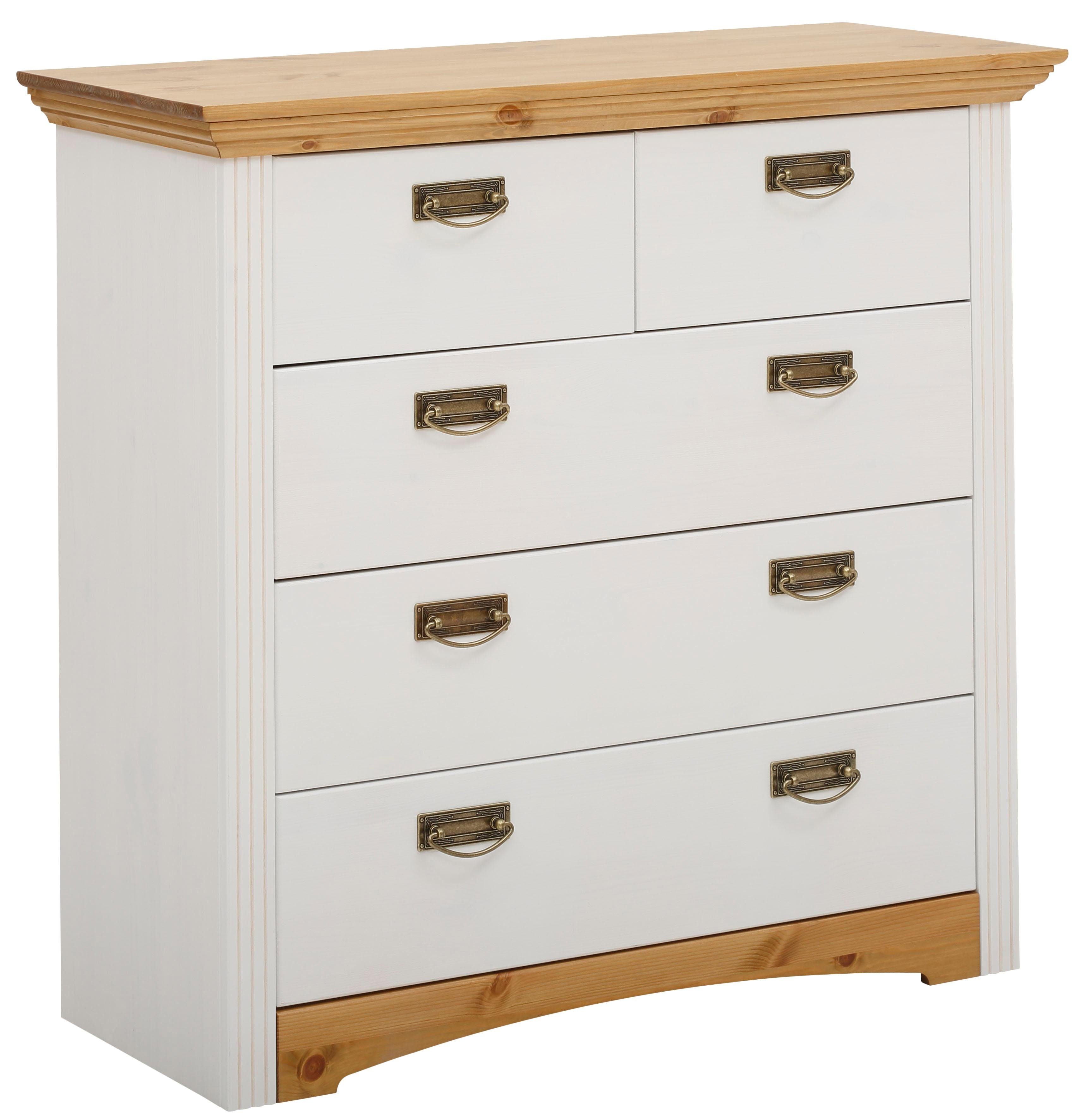 OTTO home Schubkastenkommode "Konrad, Kommode, im Landhausstil, rustikal" Breite 94 cm, aus massiver, FSC-zertifizierter Kiefer