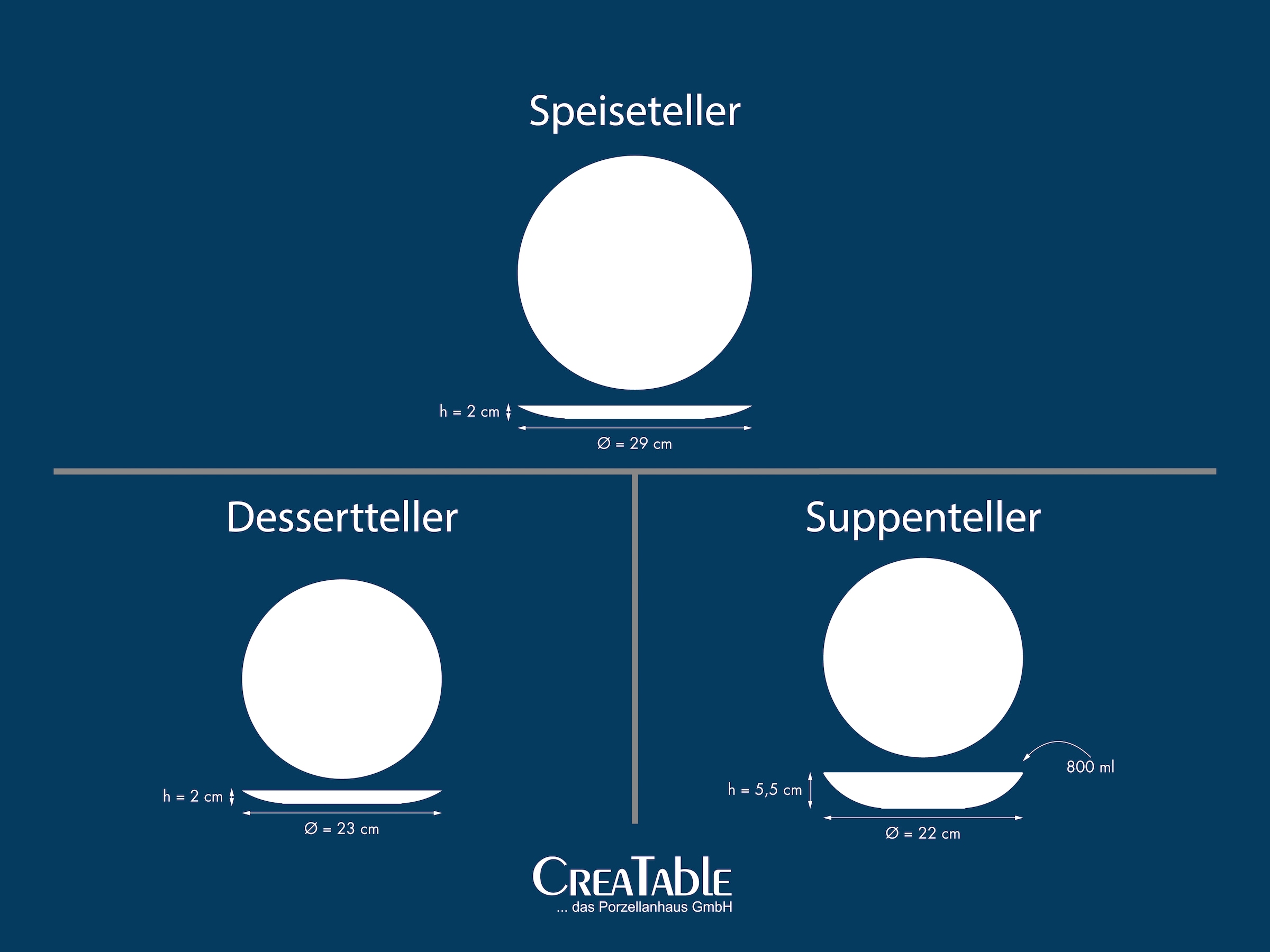 CreaTable Tafelservice »Geschirr-Set Stone Town« Service, organische Form, Handmade Charakter, 12 Teile, für 4 Personen