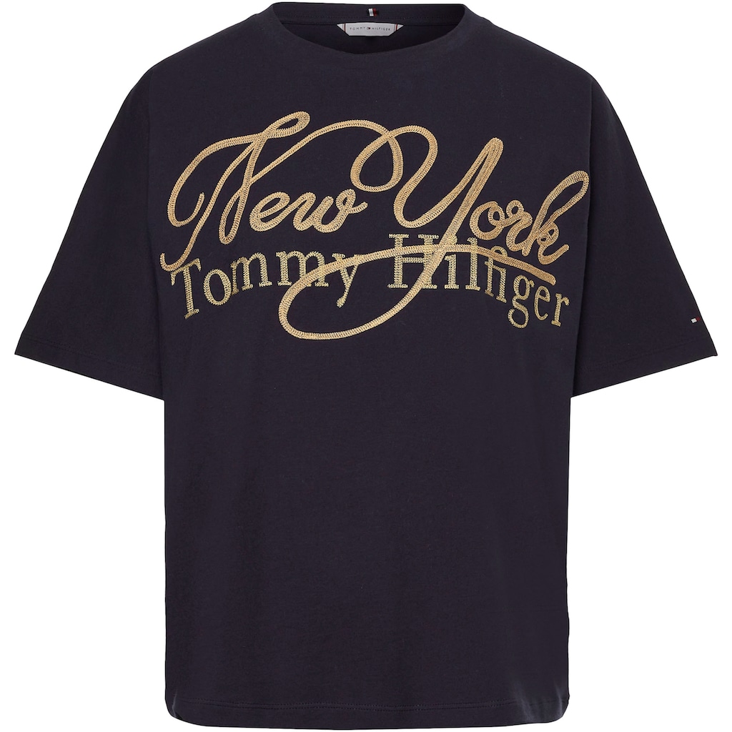 Tommy Hilfiger T-Shirt »RLX NY METALLIC C-NK SS«